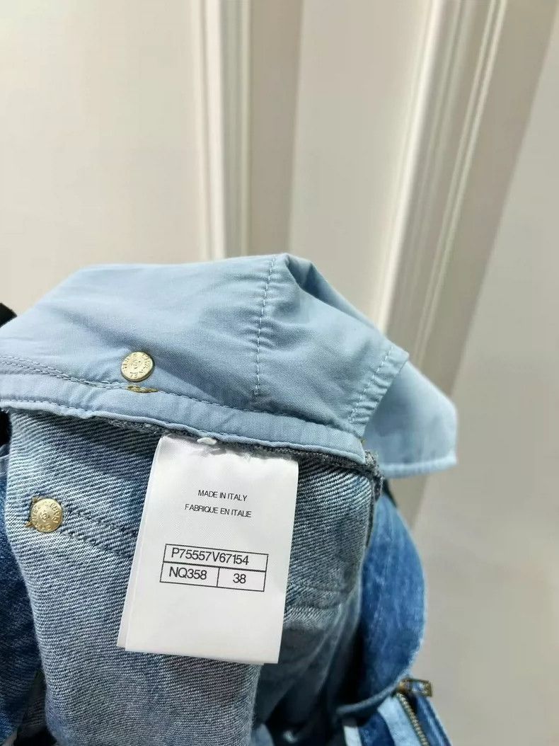 Chanel Chanel Preview Series Blue Logo Wide-leg Jeans Size 25" / US 0 / IT 36 - 8 Thumbnail