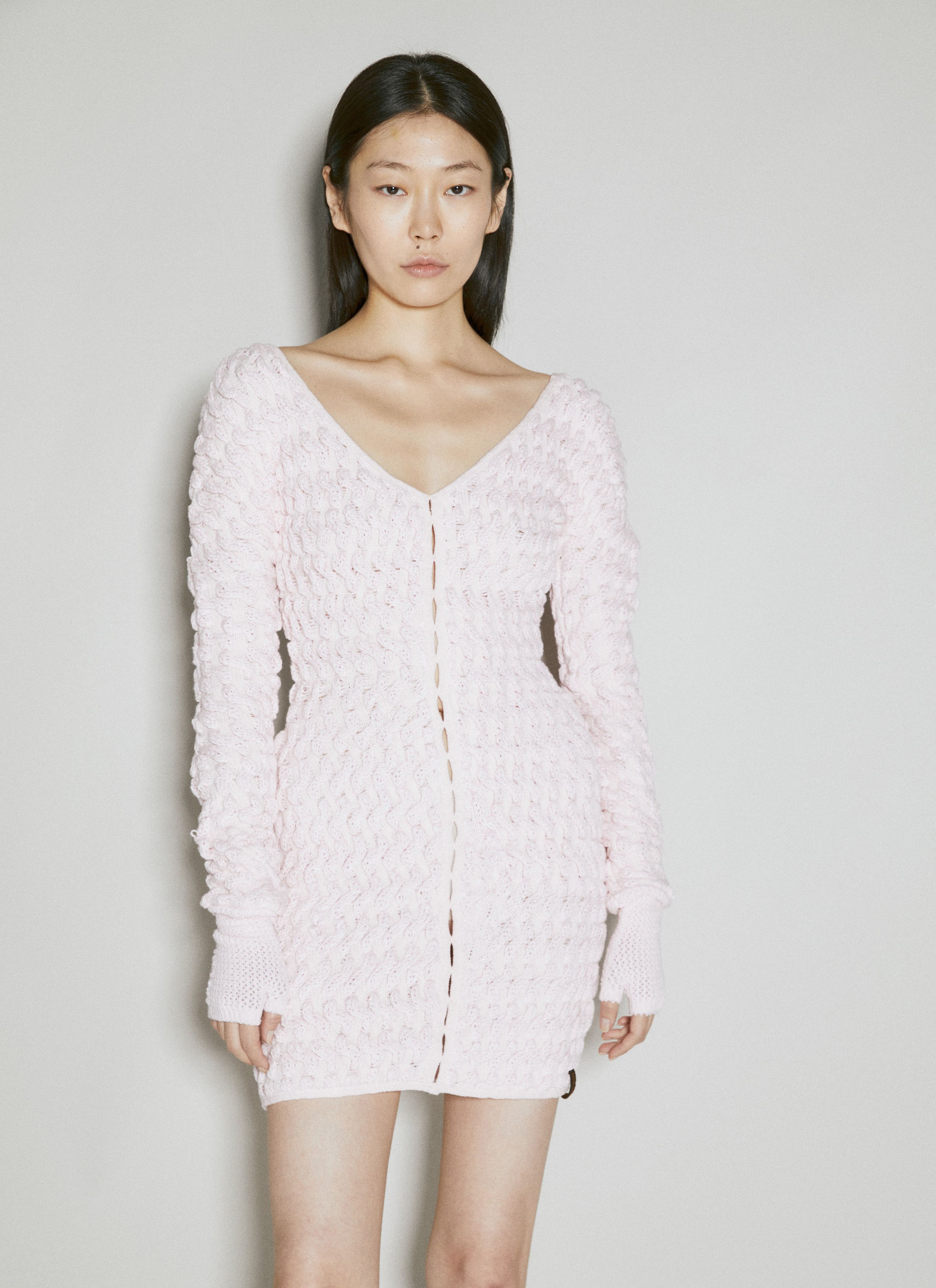 ISA BOULDER Cut-Out Cereal Mini Dress Size M / US 6-8 / IT 42-44 - 1 Thumbnail
