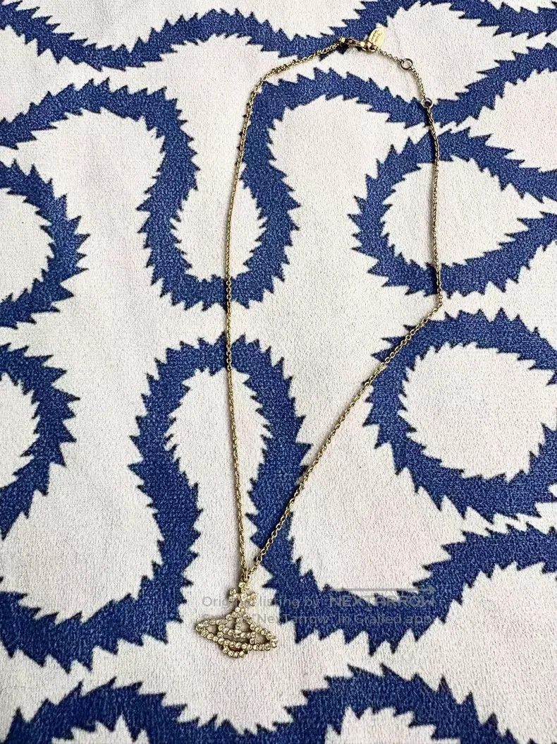 Vivienne Westwood Vivienne Westwood Golden Saturn Necklace Size ONE SIZE - 3 Thumbnail