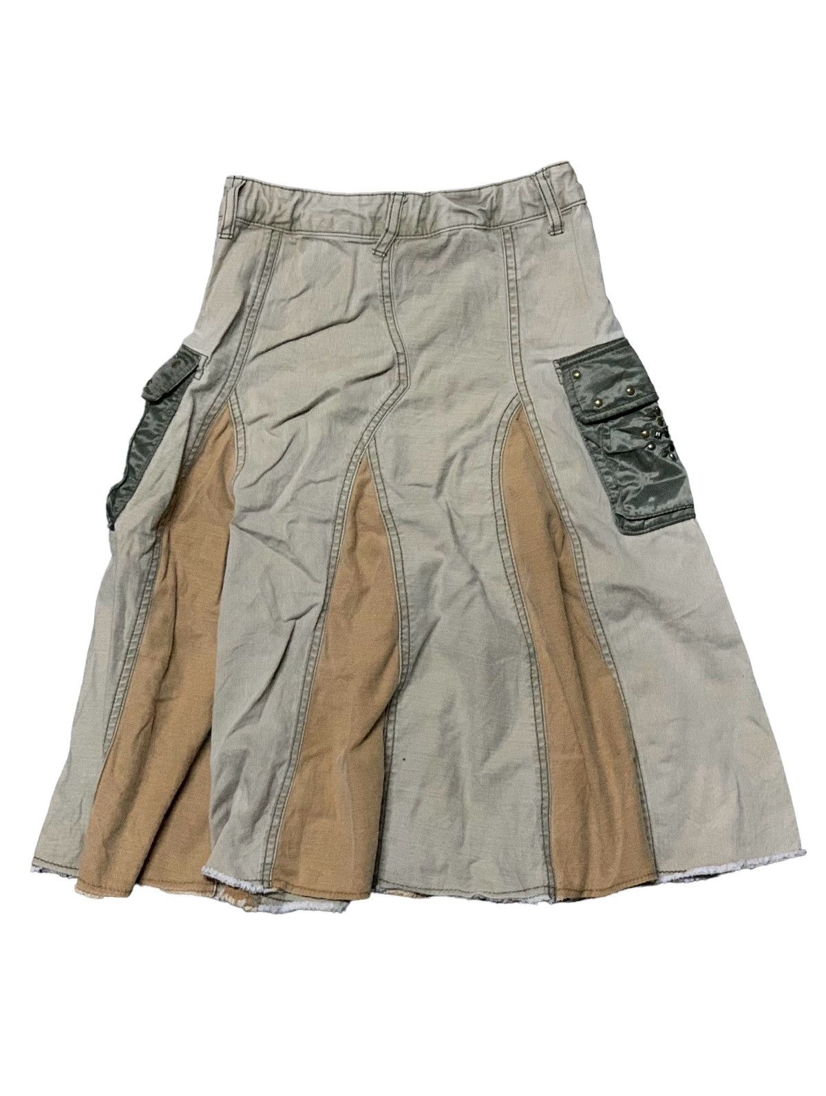 14th Addiction × If Six Was Nine × Japanese Brand 💥Japanese Brand Cargo Maxi Skirt Nylon Pocket Like Goa/Kmrii Size 24" / US 00 / IT 34 - 2 Thumbnail