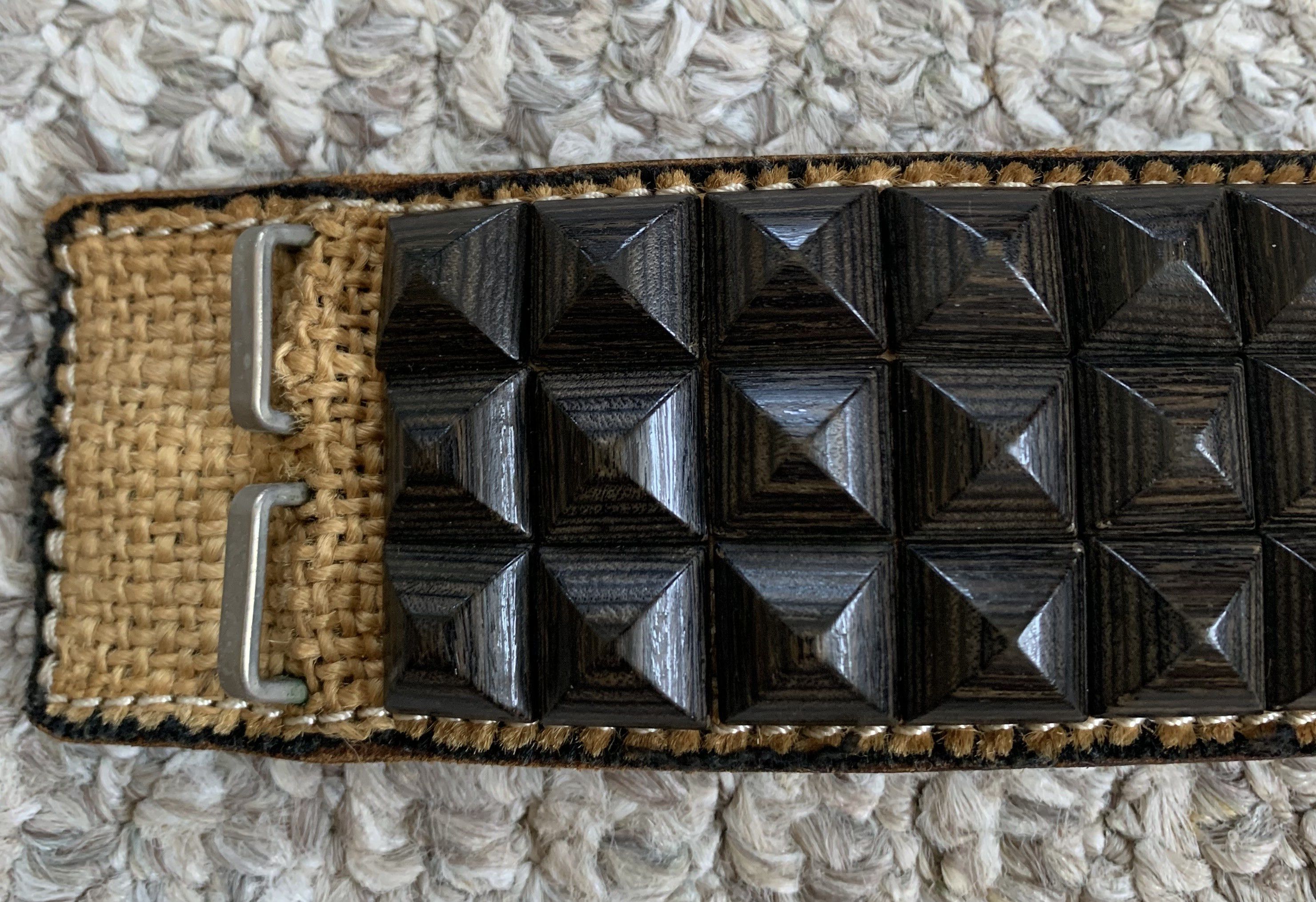 Undercover S/S 2003 Undercover "Scab" Studded Leather Bracelet Size ONE SIZE - 4 Thumbnail