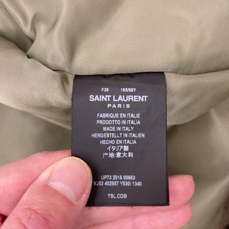 Yves Saint Laurent Saint Laurent MA-1 Flight Jacket 2502-Nextarrow Size XS / US 0-2 / IT 36-38 - 2 Thumbnail
