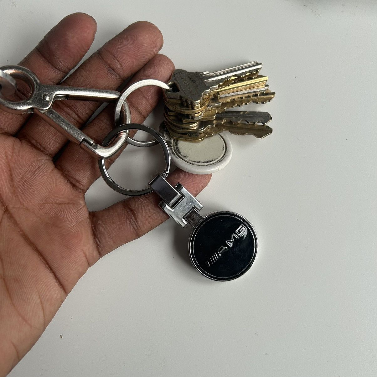 Japanese Brand × Mercedes-Benz Vintage Y2K 2000s style AMG emblem key fob skate keychain Size ONE SIZE - 3 Thumbnail
