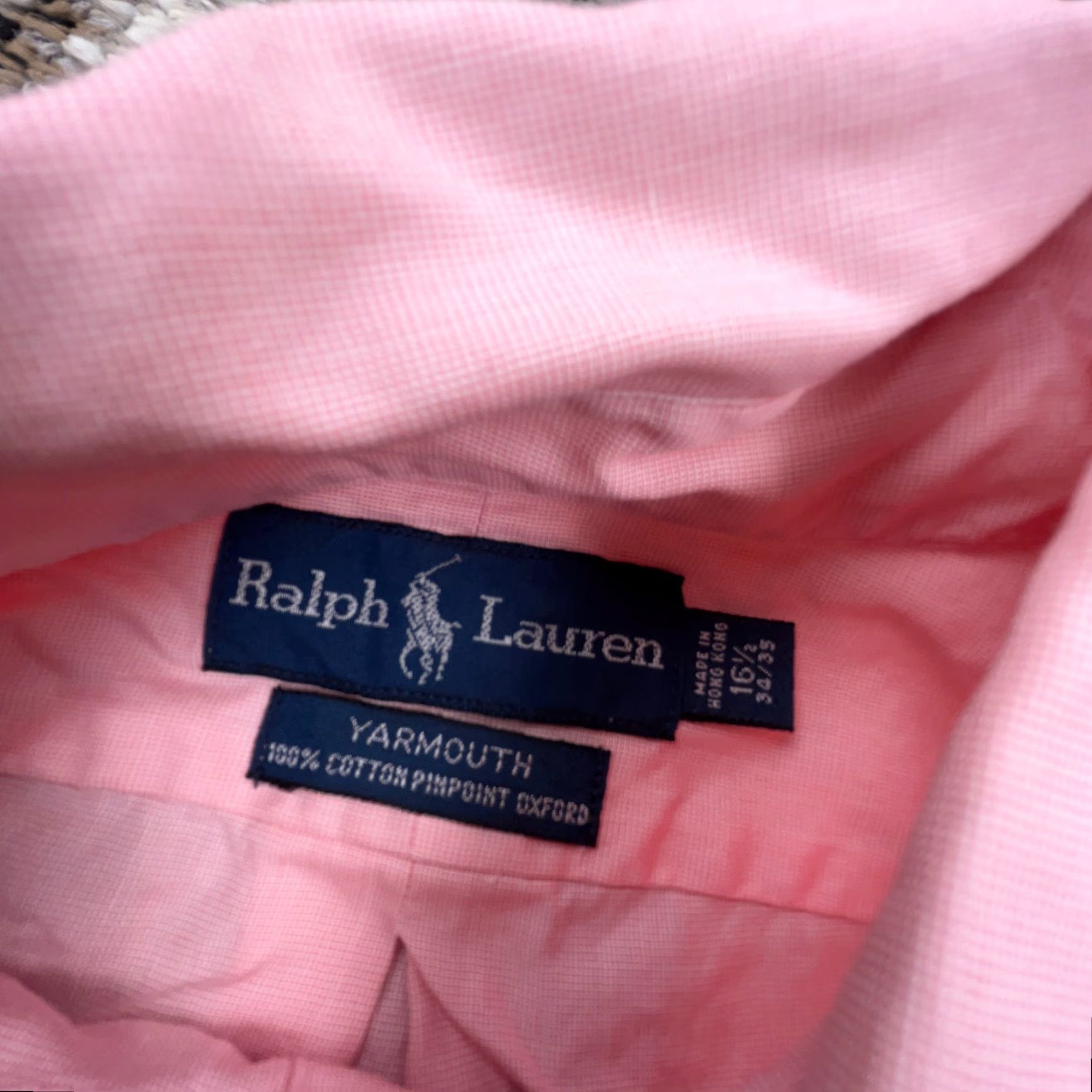 Ralph Lauren Ralph Lauren Shirt Men 16.5 34 Pink Button-Up Yarmouth Pinpoint Oxford Dress Top Size US XL / EU 56 / 4 - 3 Thumbnail