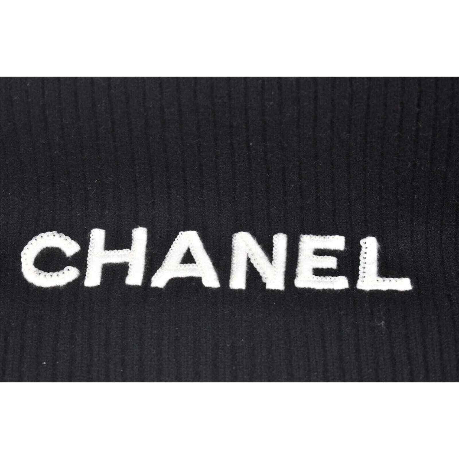 Chanel Chanel Cashmere Letter Logo Winter Scarf Shawl Wrap Size ONE SIZE - 2 Thumbnail