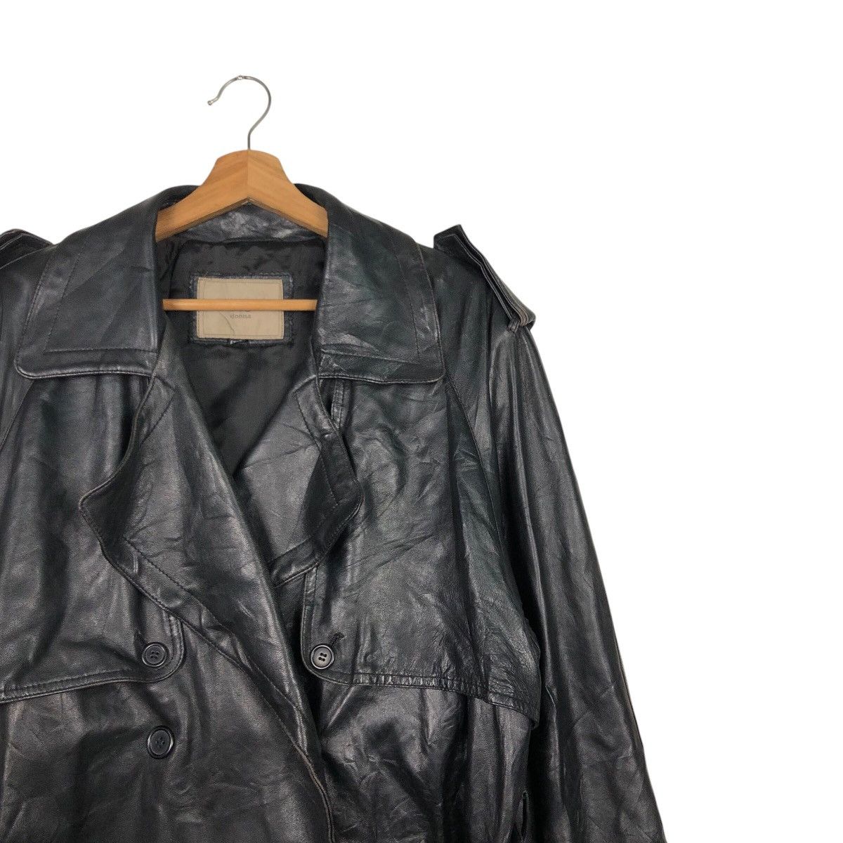 Japanese Brand 📌Vintage Leather Jacket Felgi Donna Blanket Issey Miyake Size US M / EU 48-50 / 2 - 7 Thumbnail