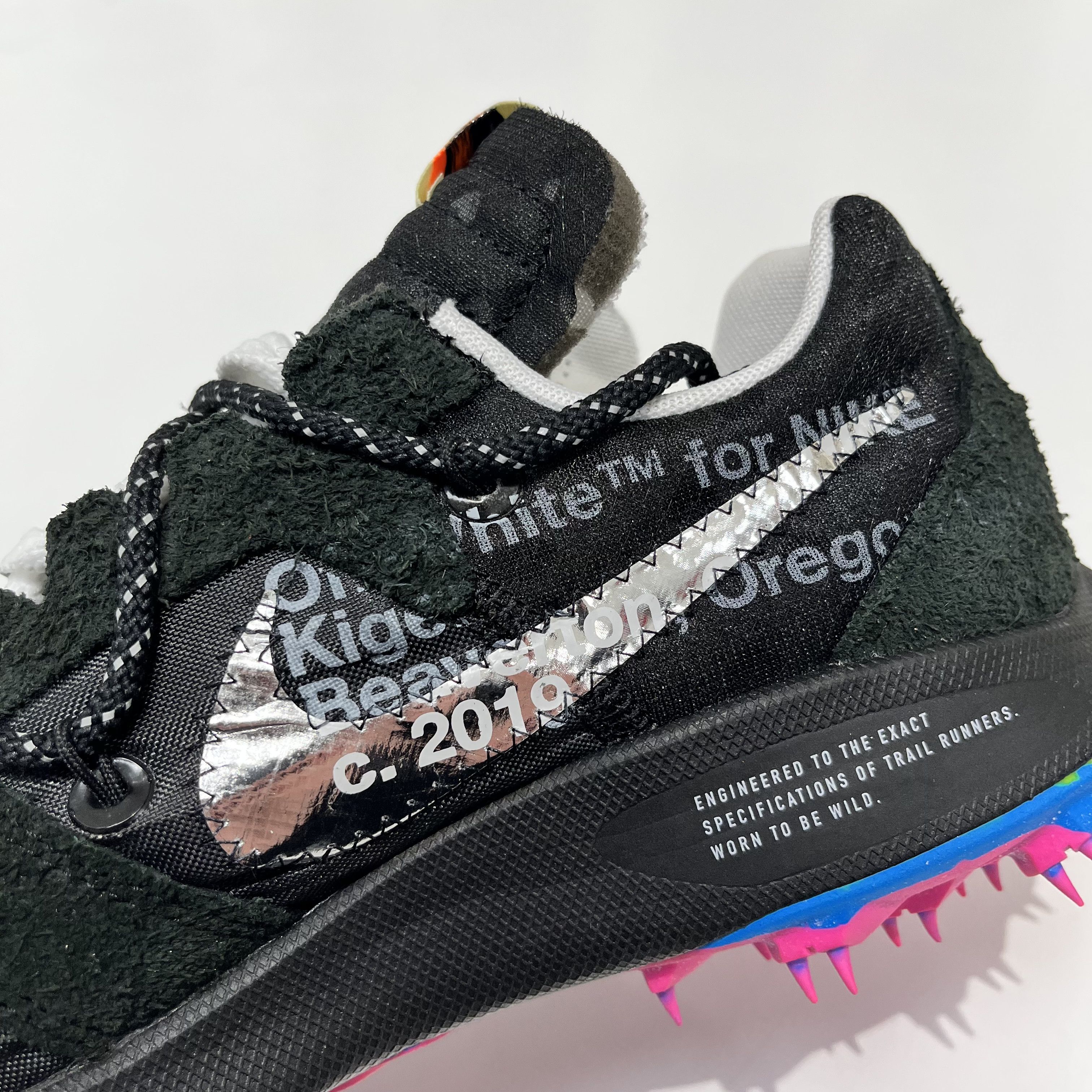 Nike × Off-White Nike Zoom Terra Kiger 5 x Off-White Black (W) Size US 10 / IT 40 - 14 Thumbnail