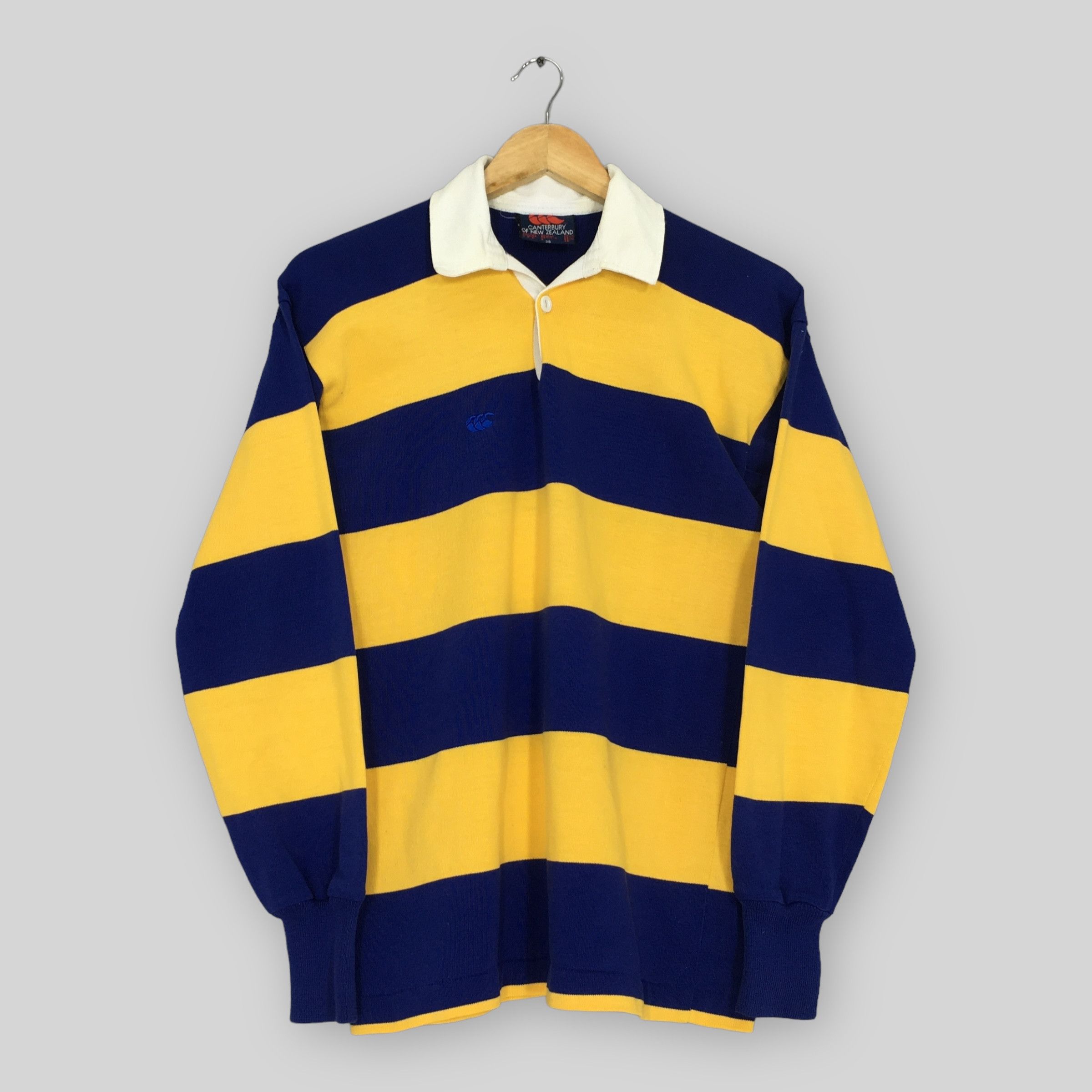 Canterbury of New Zealand × Rugby Ralph Lauren Vintage Canterbury Of New Zealand Striped Rugby Shirt Small Size US S / EU 44-46 / 1 - 1 Thumbnail