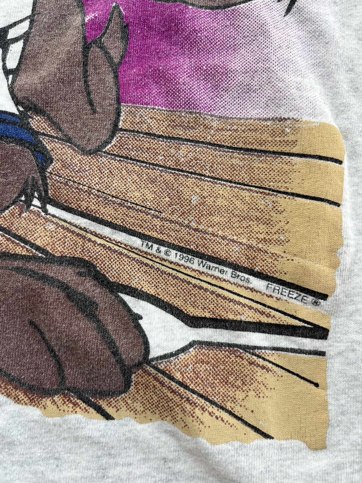 Vintage × Warner Bros Vintage SPACE JAM TAZ Get Ready To Jam 1996’s Warner bros Size US L / EU 52-54 / 3 - 7 Thumbnail