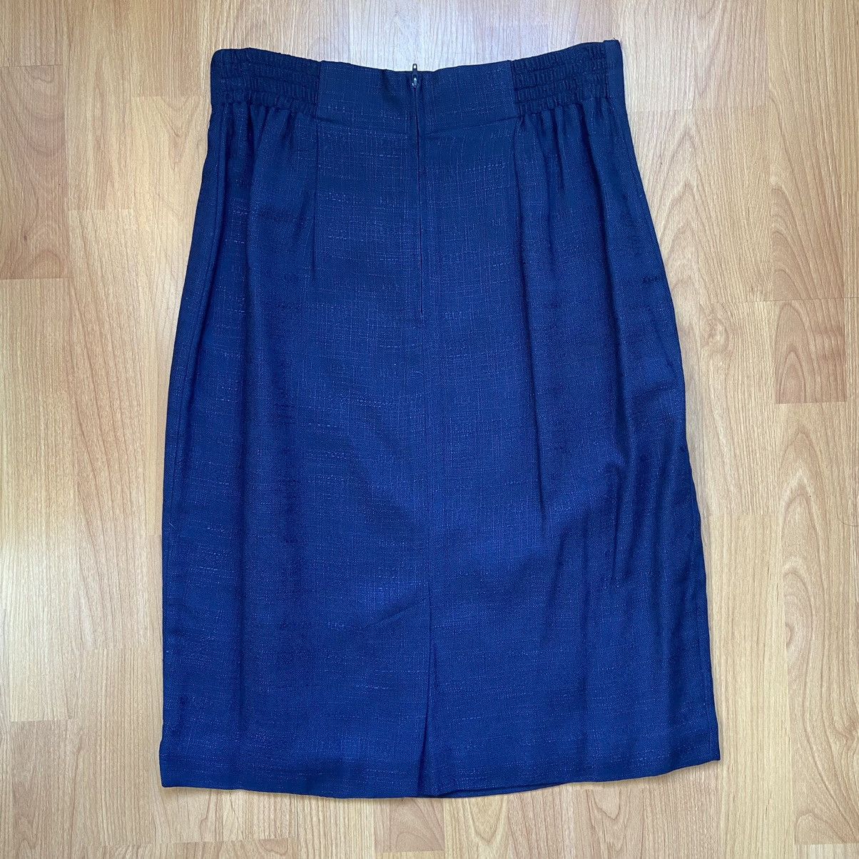 Vintage Vintage Norton McNaughton Women’s Navy Skirt Size 14 Size 36" / US 14 / IT 50 - 2 Thumbnail