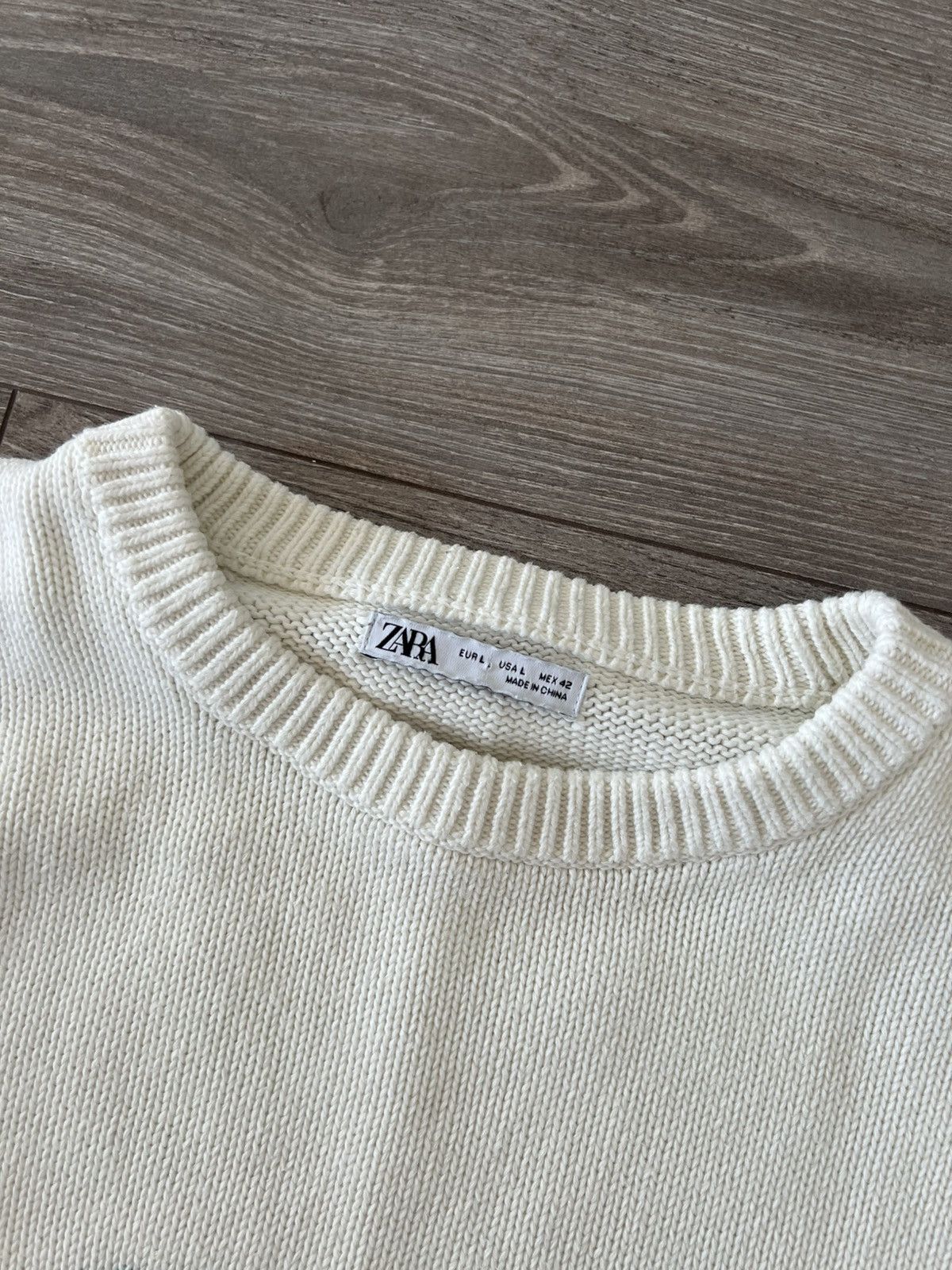 Japanese Brand × Zara ‼️Avant Garde Abstract Knit Logo Casual Sweater‼️ Size US L / EU 52-54 / 3 - 17 Thumbnail