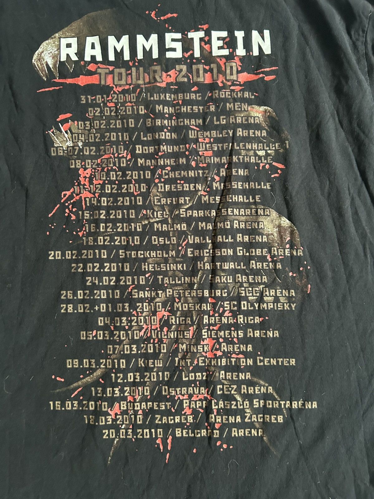 Other Remmstein 2010 band tee Size US XL / EU 56 / 4 - 5 Thumbnail