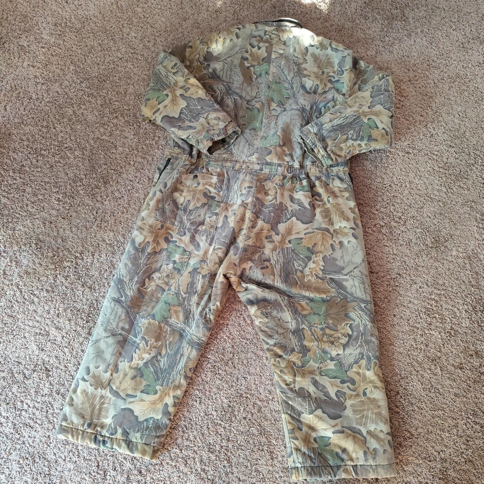 Other Vtg 10x AdvantageCamo Hunting Coveralls Suit Mens 2XL Size ONE SIZE - 8 Thumbnail