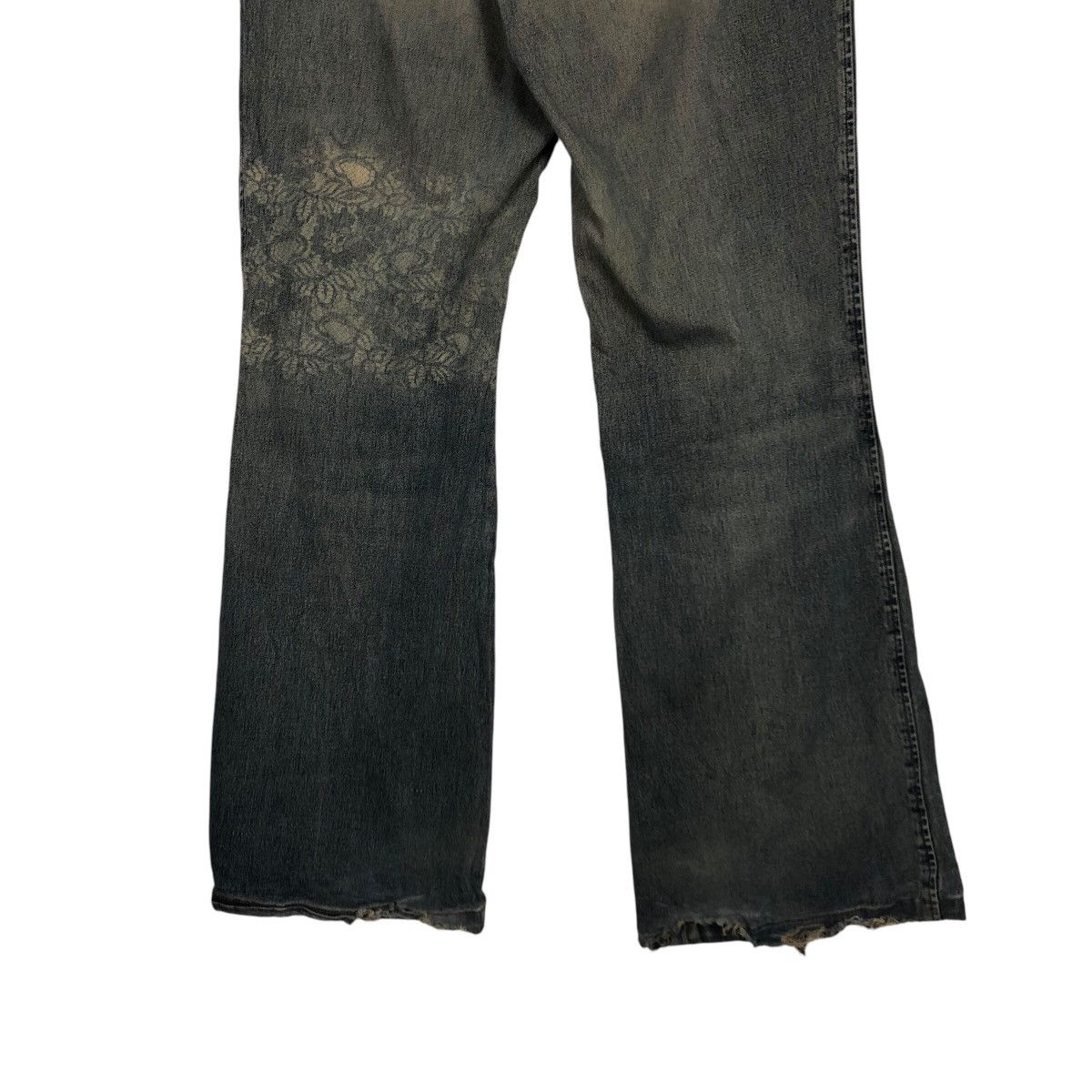 Hysteric Glamour Vintage Denim Jeans Bow Cut Design Flare Jeans Tornado Mart Size US 30 / EU 46 - 12 Thumbnail