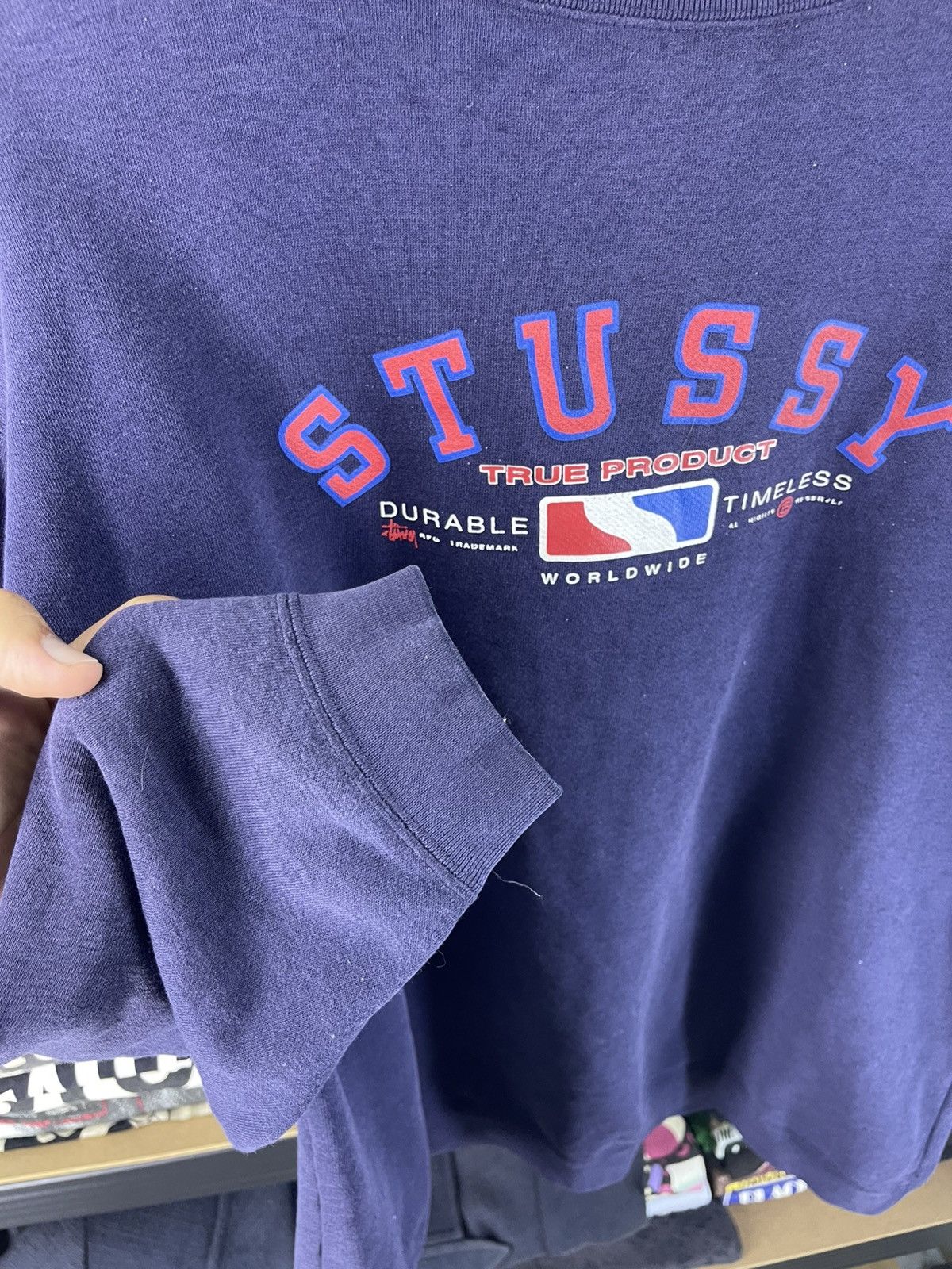 Stussy 1990s Vintage Stüssy "True Product" Sweatshirt Size US M / EU 48-50 / 2 - 8 Thumbnail