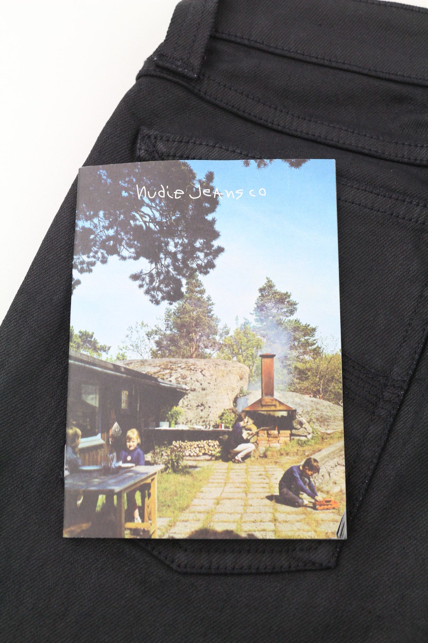 Nudie Jeans SKINNY LIN W28/L32 Black In Black Organic Cotton 80475 Size US 28 / EU 44 - 6 Thumbnail