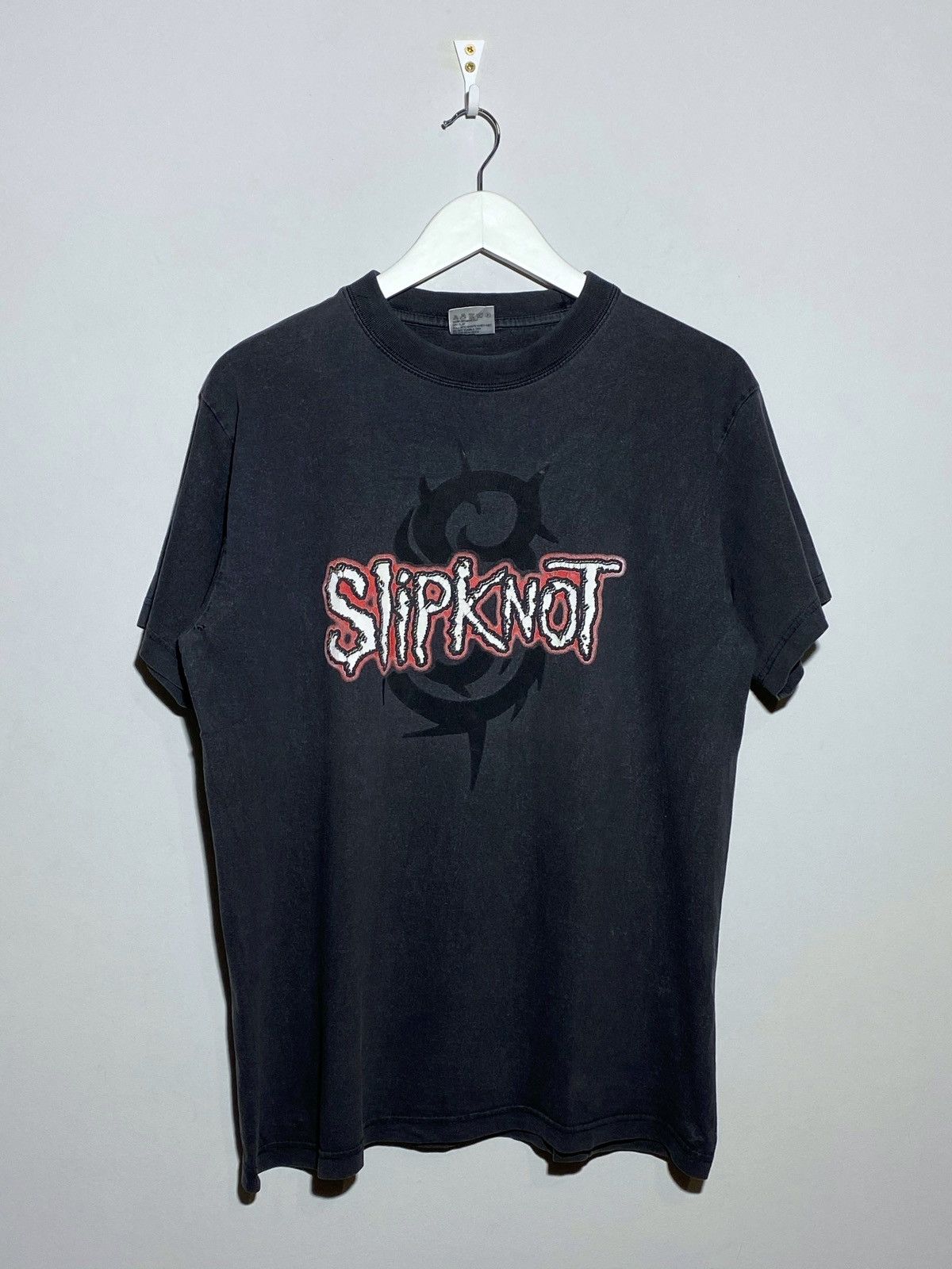 Band Tees Slipknot Vintage 90s Band Tee Graphic Travis Scott Style Size US M / EU 48-50 / 2 - 1 Thumbnail