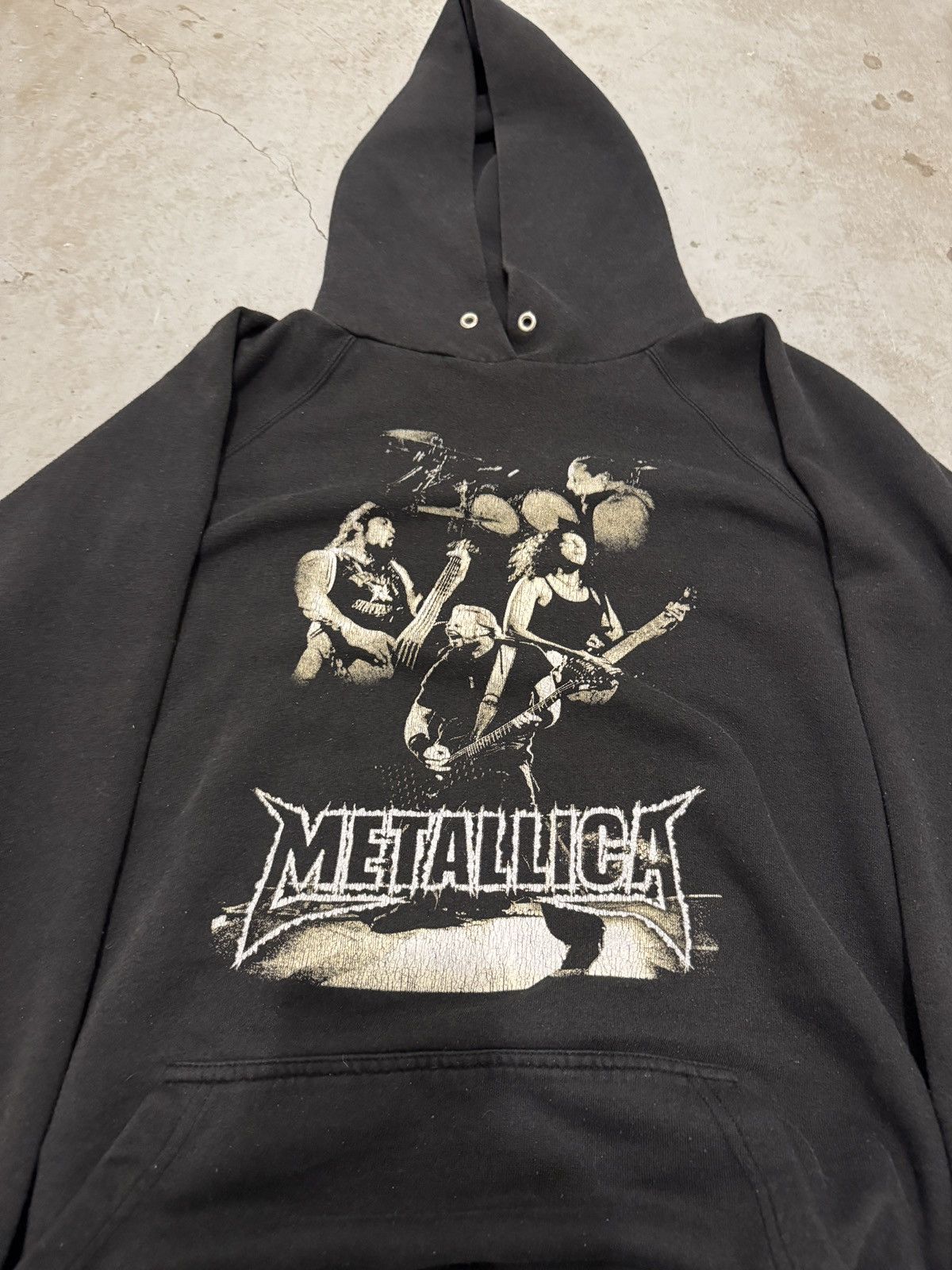Metallica *RARE* VINTAGE METALLICA HOODIE 00s 90s BAND Size US XXL / EU 58 / 5 - 7 Thumbnail