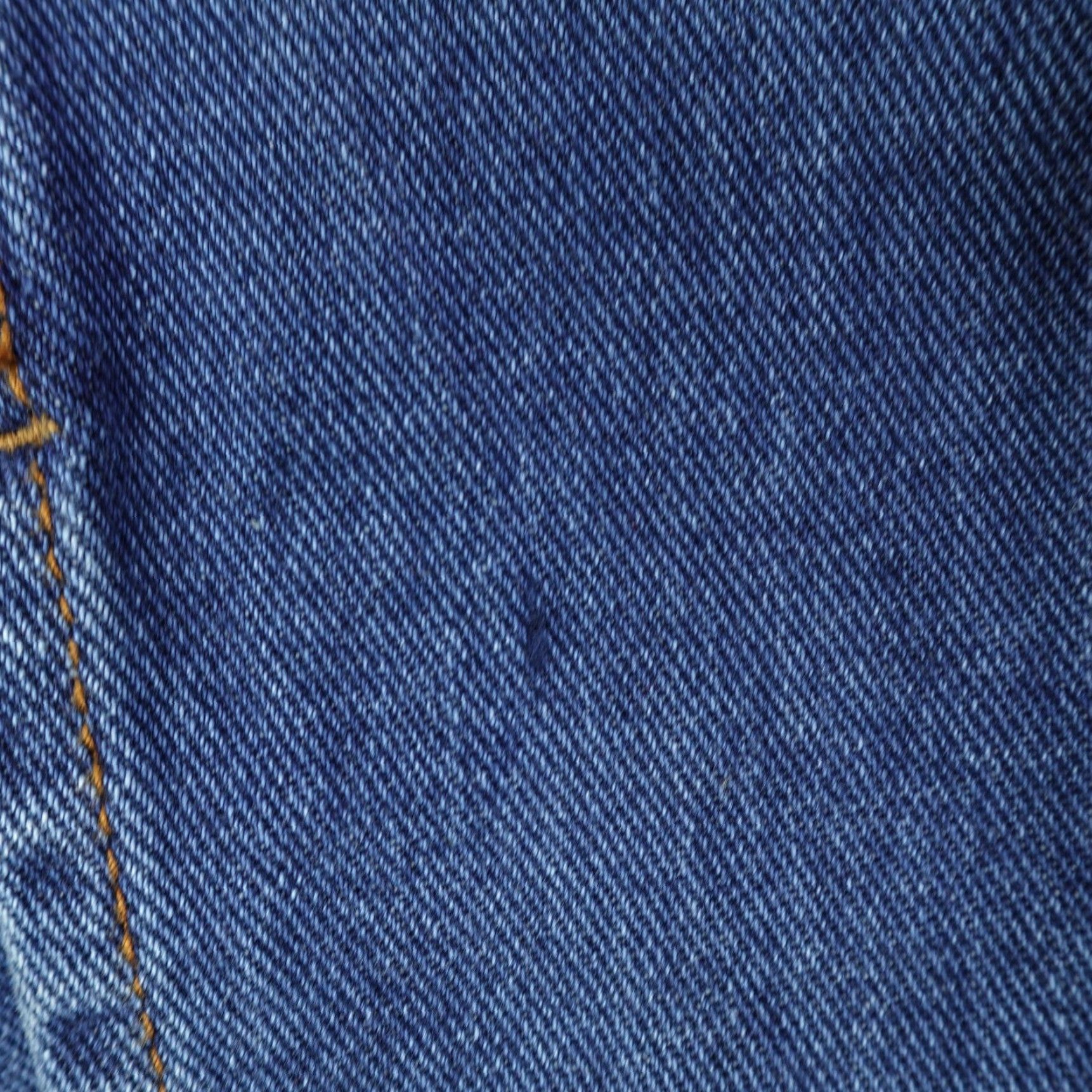 Denime Vintage M&Ms Jacket Mens XXL Blue Denim Button Up Trucker Coat Lau Vegas Size US 39 - 5 Thumbnail