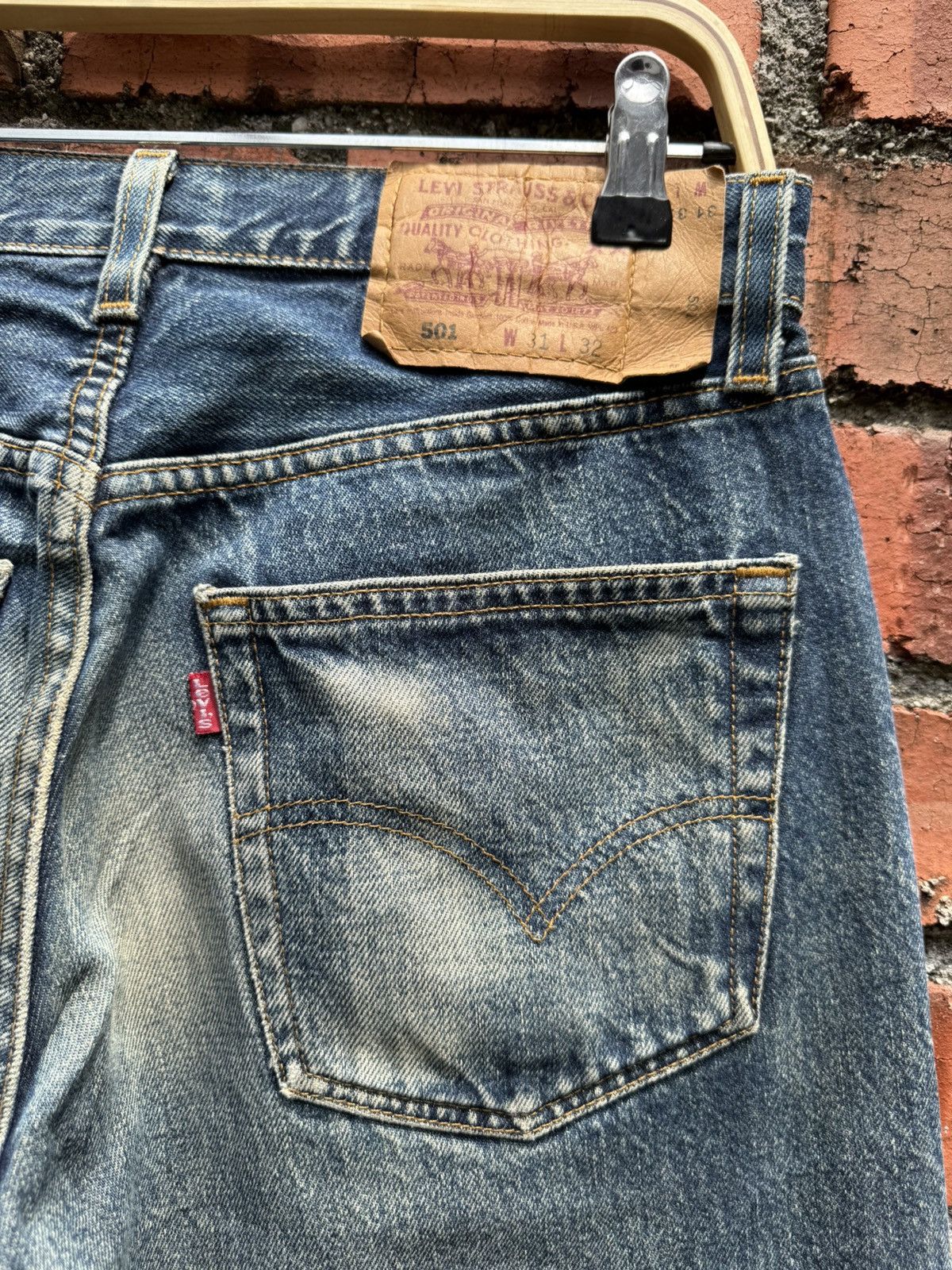 Levi's Vintage Clothing W30x30.5 vintage levi’s 501 made in USA Size US 30 / EU 46 - 4 Thumbnail