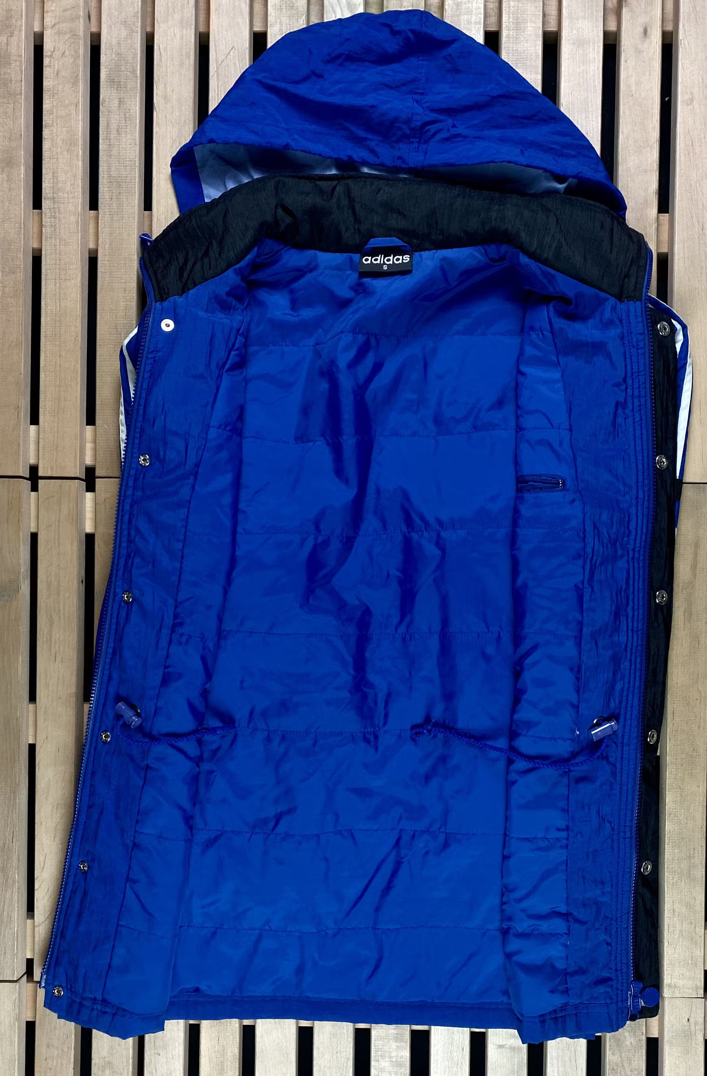 Adidas × Vintage Mens Hooded Jacket Adidas Vintage Size S Size US S / EU 44-46 / 1 - 5 Thumbnail