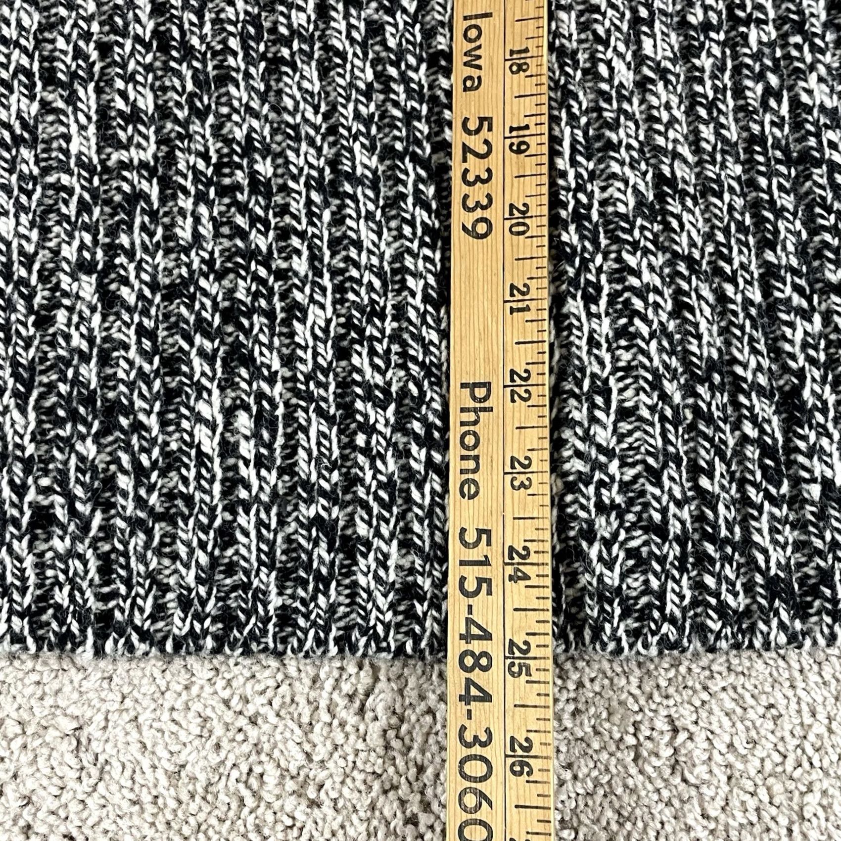 Ralph Lauren VINTAGE Ralph Lauren Sweater Women’s PL Ribbed Cowl Neck Lambs Wool Marled R2 Size L / US 10 / IT 46 - 5 Thumbnail