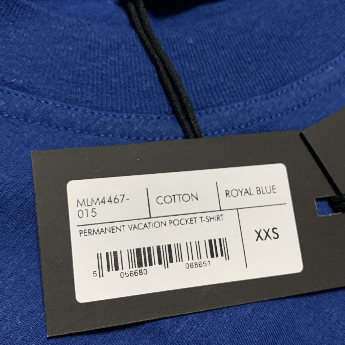 Represent Clo. Represent XXS Permanent Vacation Royal Blue Pocket Tee Size US XXS / EU 40 - 6 Thumbnail