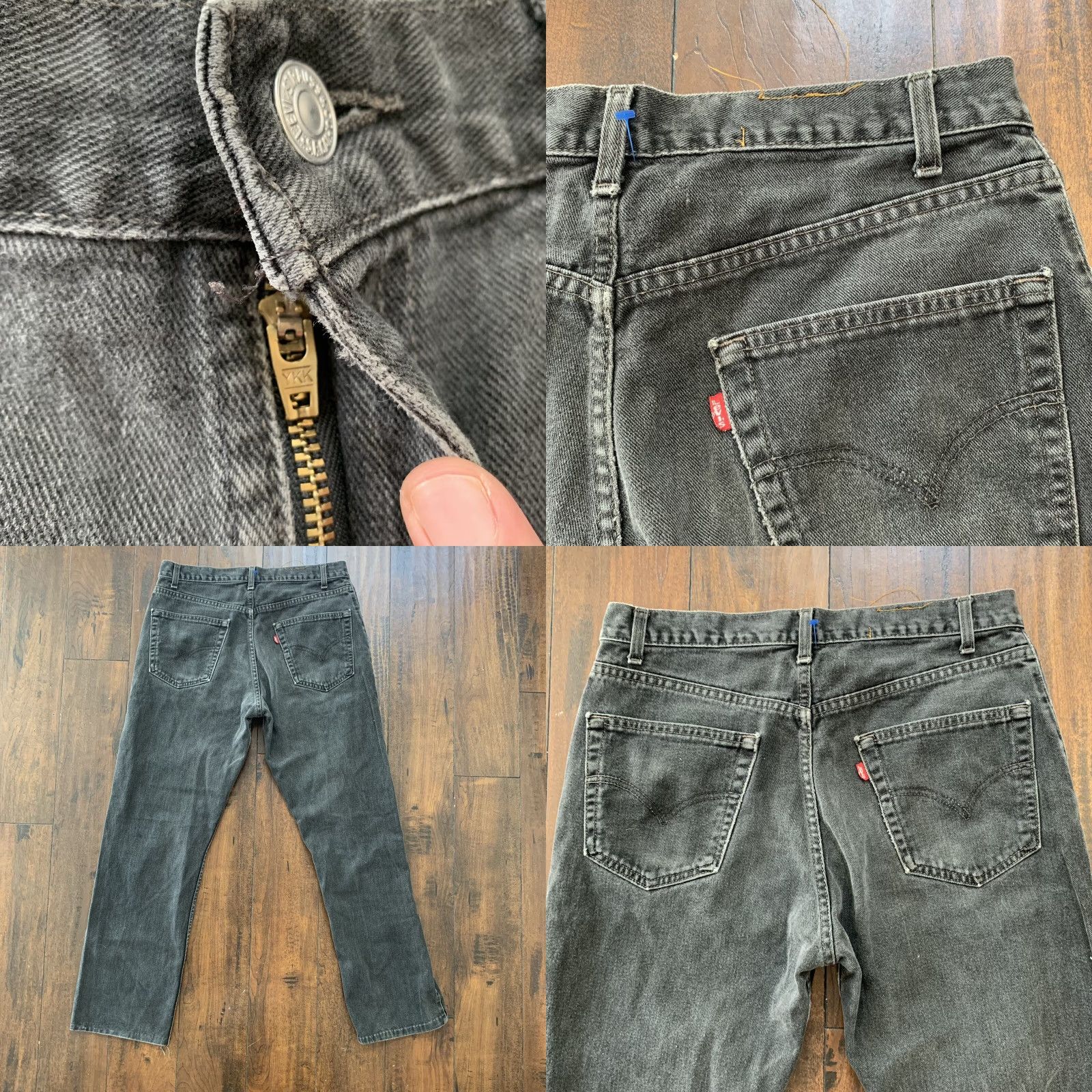Levi's VINTAGE Levi's Jeans Main Selling Point Levi's 501/550 Category Jeans Adult Regular 34x32 Black 90s Mens Size US 34 / EU 50 - 8 Thumbnail