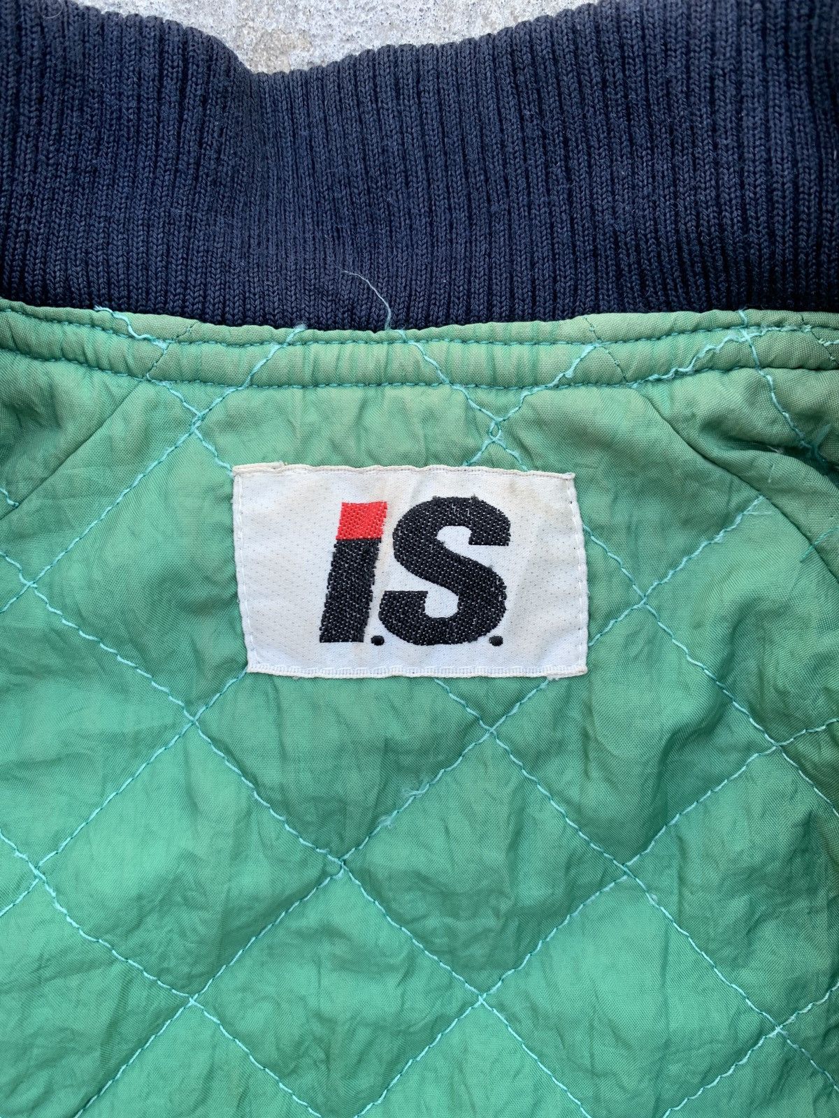 Issey Miyake × Tsumori Chisato IS Logo Patch Denim Bomber Jacket Size US M / EU 48-50 / 2 - 10 Thumbnail