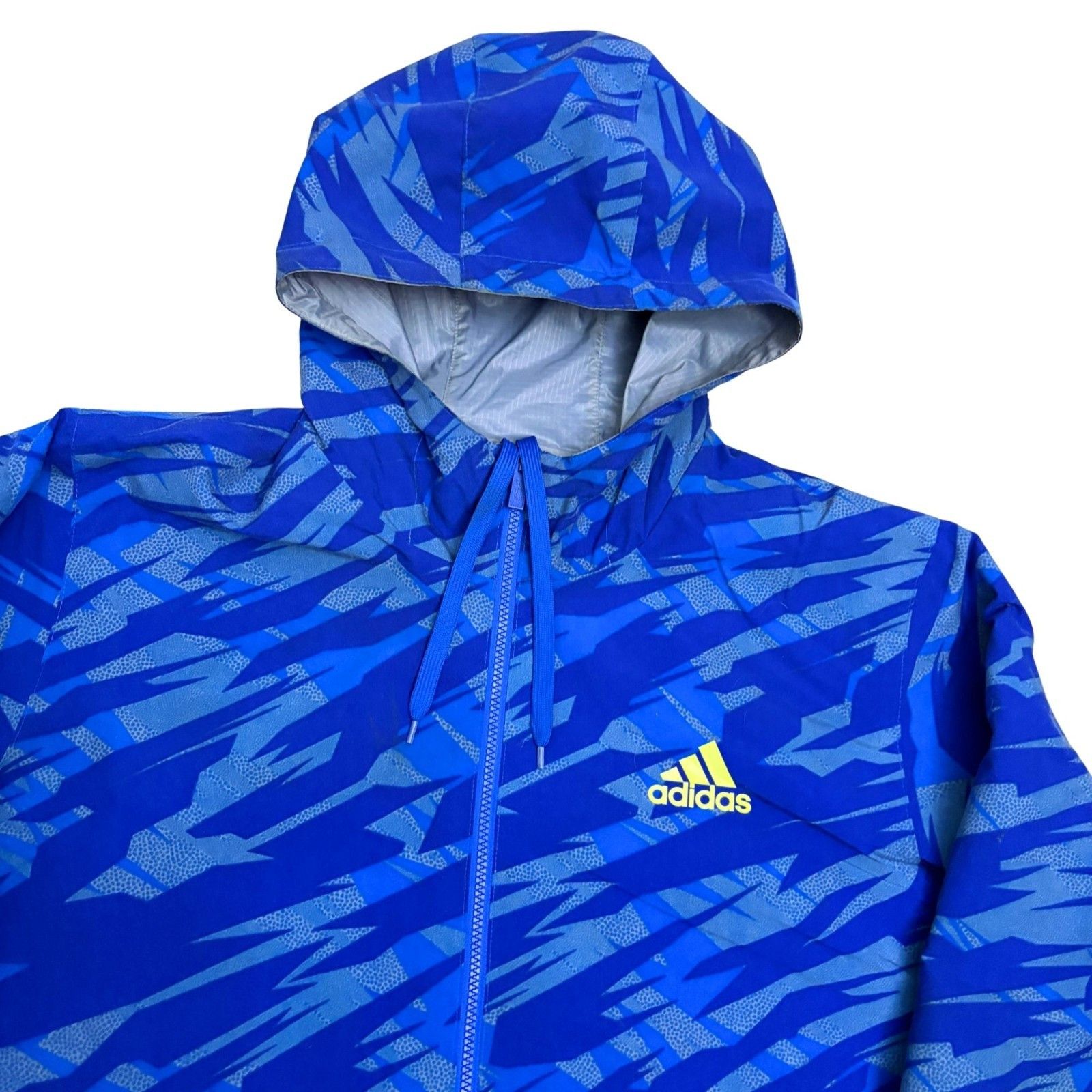 Adidas ADIDAS REVERSIBLE 2-in-1 Windbreaker Jacket Blue Hood Large Size US L / EU 52-54 / 3 - 3 Thumbnail