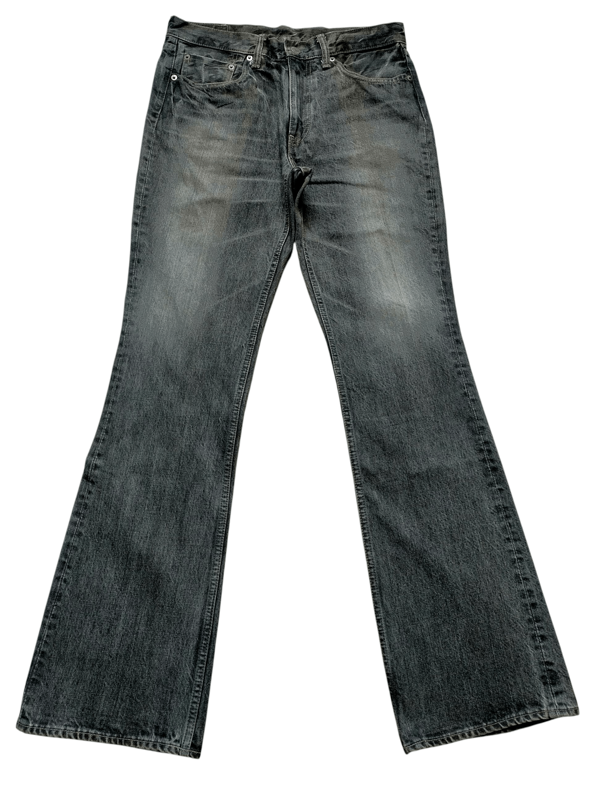 OMNIGOD OMNIGOD Japanese Flare Jeans Boot cut black Denim Size US 31 - 1 Thumbnail