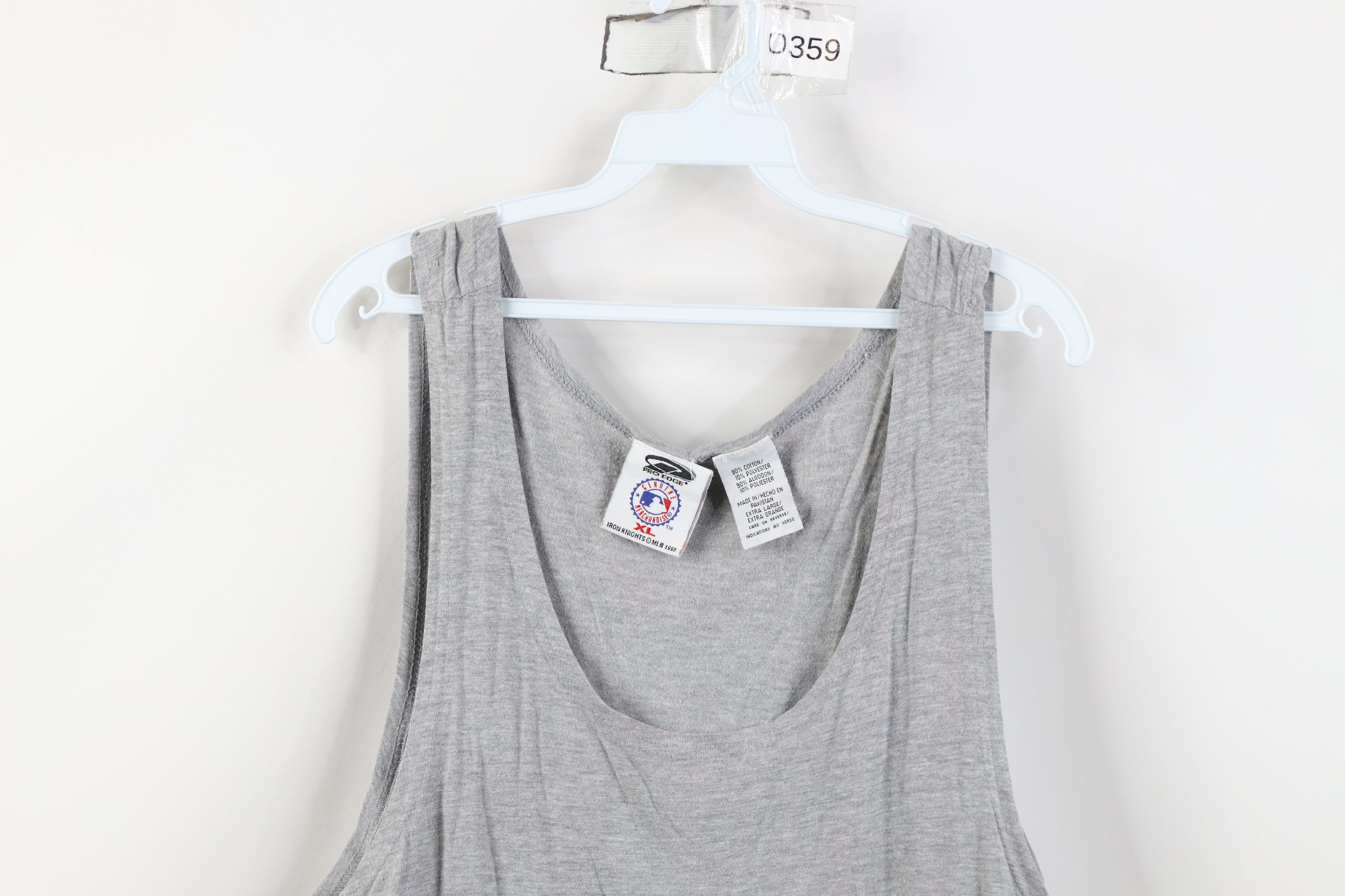 Vintage Vintage 90s Tigers Baseball Tank Top T-Shirt Heather Gray Size US XL / EU 56 / 4 - 2 Thumbnail