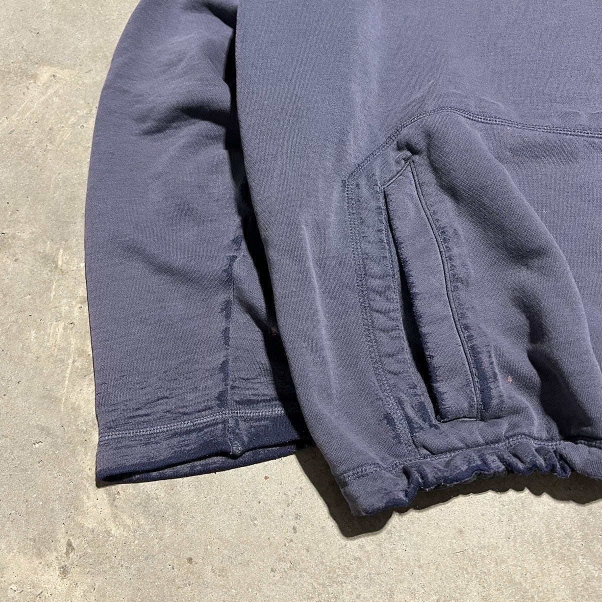 Nike × Vintage Crazy Vintage Nike Center Swoosh Boxy Hoodie Size US XL / EU 56 / 4 - 7 Thumbnail