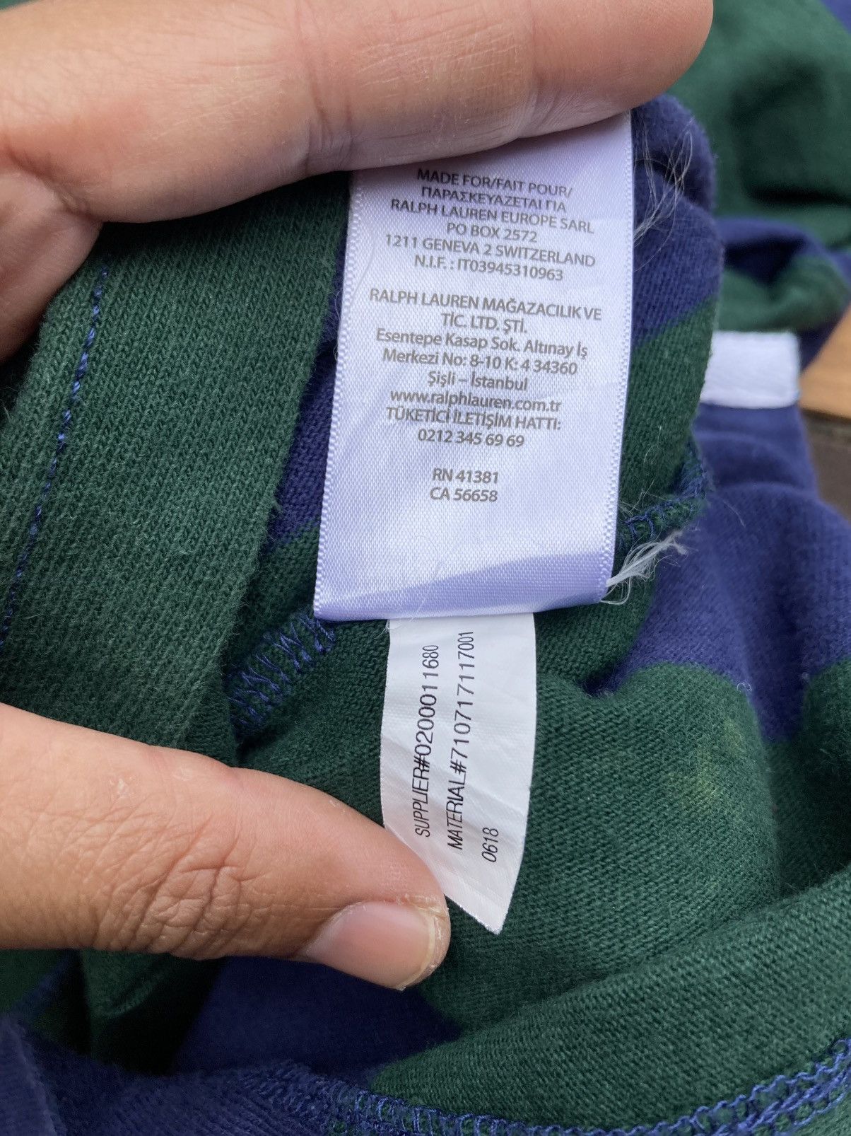 Polo Ralph Lauren Polo Ralph Lauren Ugly Stripe Small Pony Logo Size US L / EU 52-54 / 3 - 7 Thumbnail