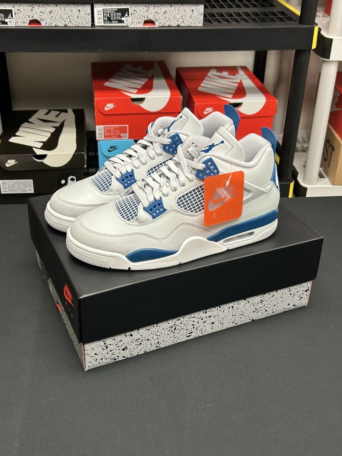 image of Jordan Brand 4 Retro Military Blue 2024 / Size 12 / Ds Shoes, Men's