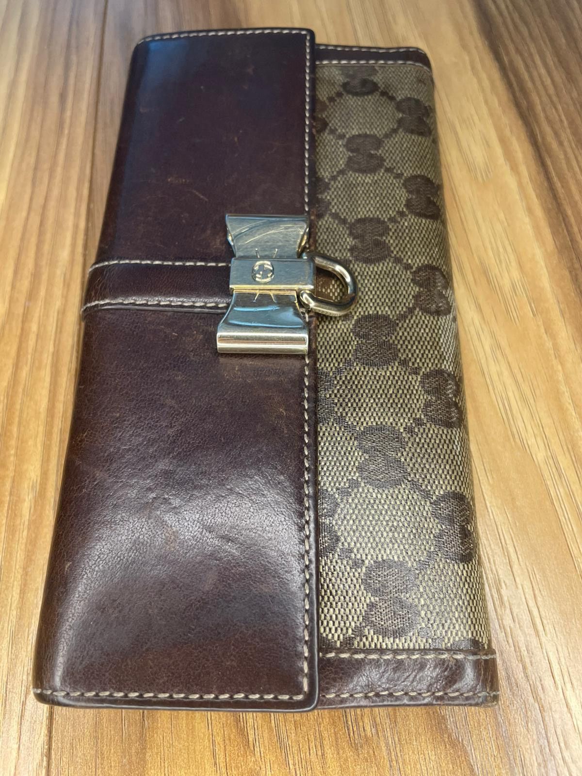 Gucci Gucci Long Wallet Purse Folding Size ONE SIZE - 2 Thumbnail