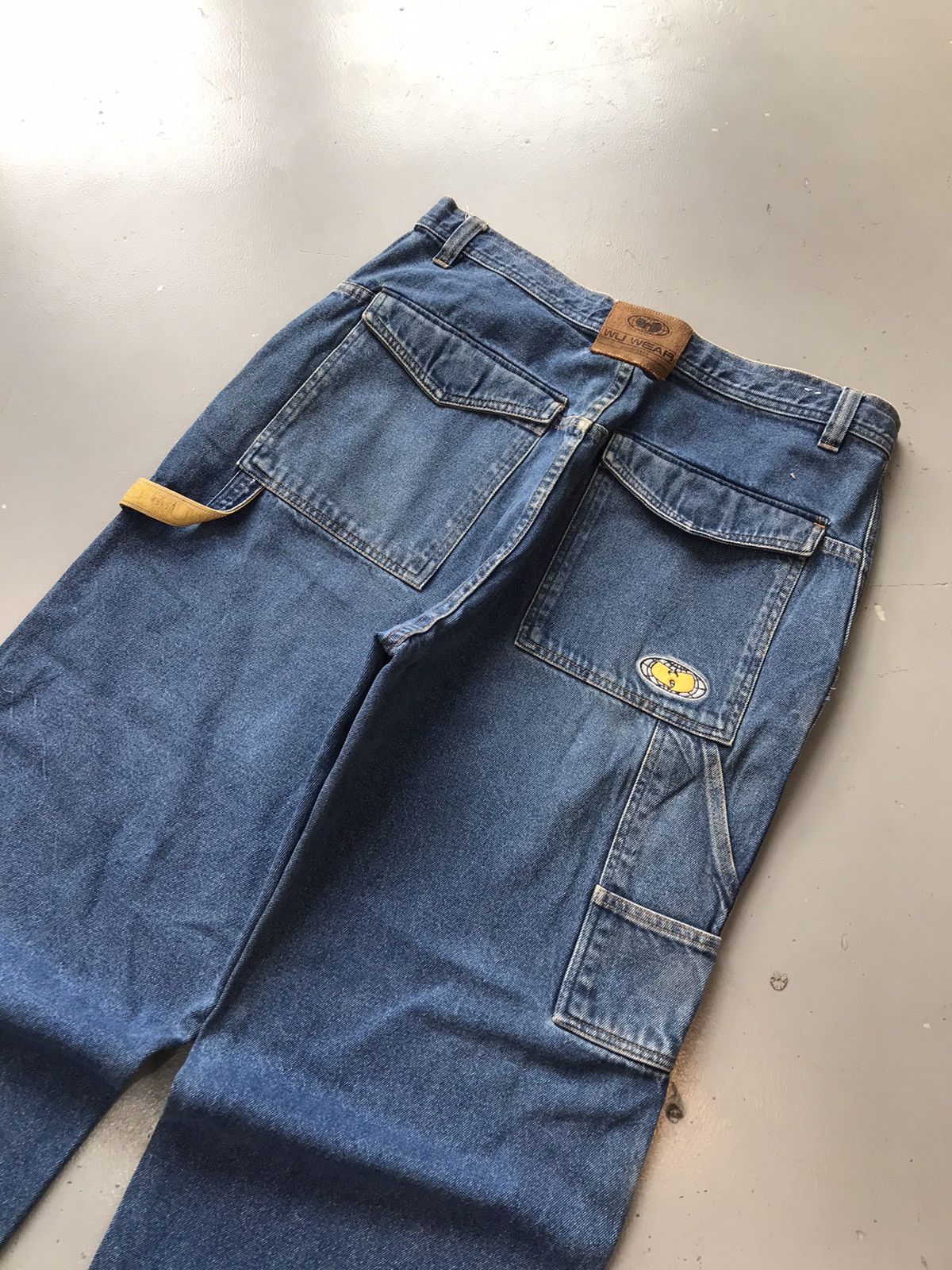 JNCO × Vintage × Wu-Tang Clan Vintage Wu wear multiple pockets loose fit cargo denim Size US 35 - 10 Thumbnail