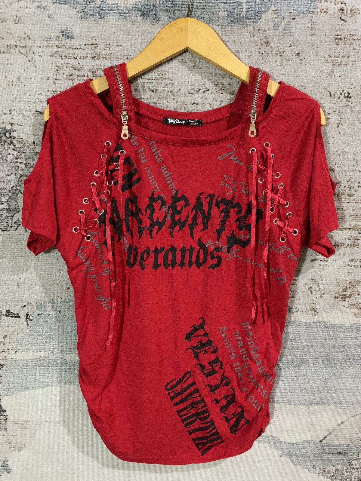 Beauty Beast × Japanese Brand Japanese Poem Gothic Dig Deep Punk Tshirt Size US M / EU 48-50 / 2 - 1 Thumbnail