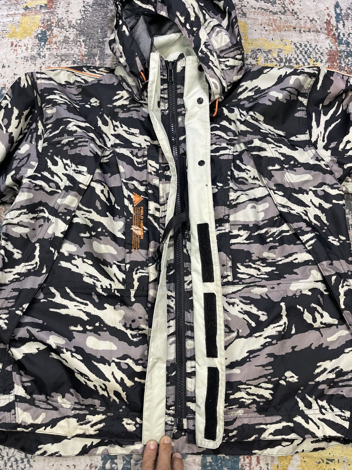 Japanese Brand Ryobi Field Member Camouflage Utility Rain Jackets Size US M / EU 48-50 / 2 - 3 Thumbnail