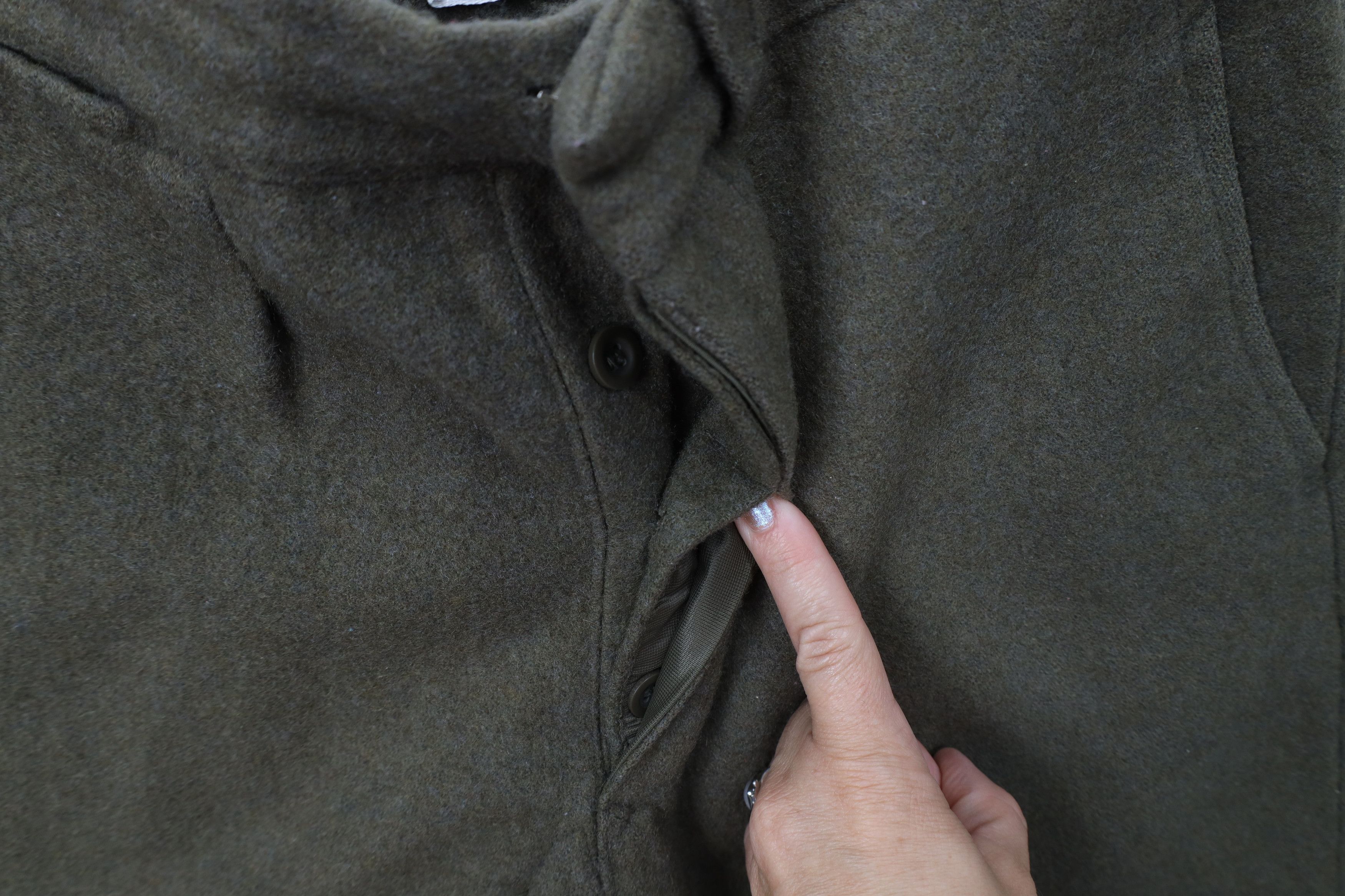 Vintage Vintage 80s Serbia Military Button Fly Wool Pants Green Size US 34 / EU 50 - 5 Thumbnail