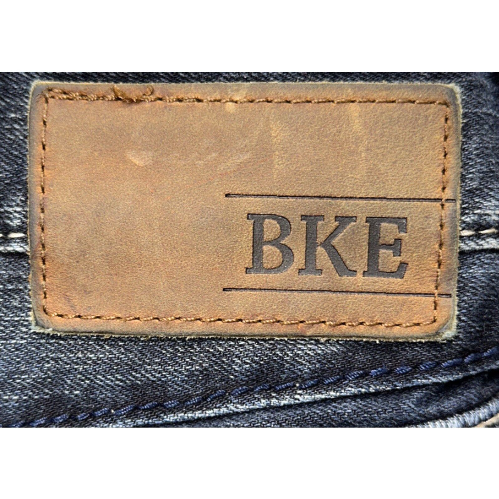BKE BKE Denim Jeans — Men — Straight Leg — Size 32x26 — Dark Blue Cotton Denim — Regular Fit Size US 32 / EU 48 - 5 Thumbnail