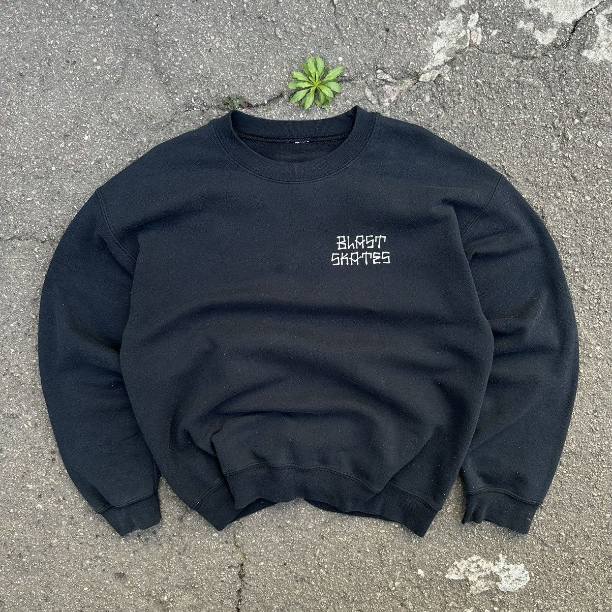 Vintage × Welcome Skateboards Vintage Blast Skates Sweatshirt 90s Sweater Streetwear Y2K Size US M / EU 48-50 / 2 - 2 Thumbnail