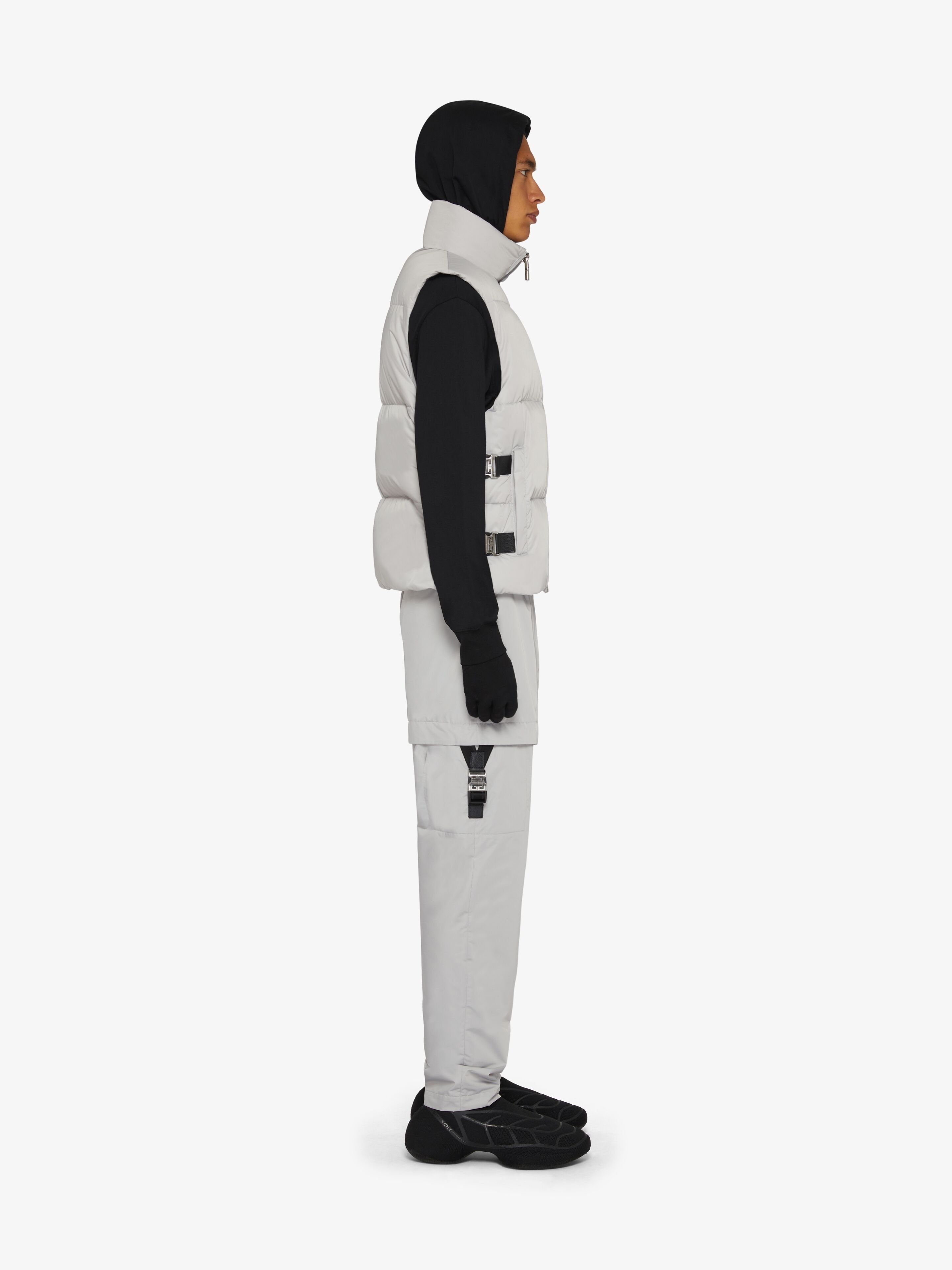 Givenchy o1mle0226 Cargo Buckle Pants in Pearl Gray Size US 38 / EU 54 - 3 Thumbnail