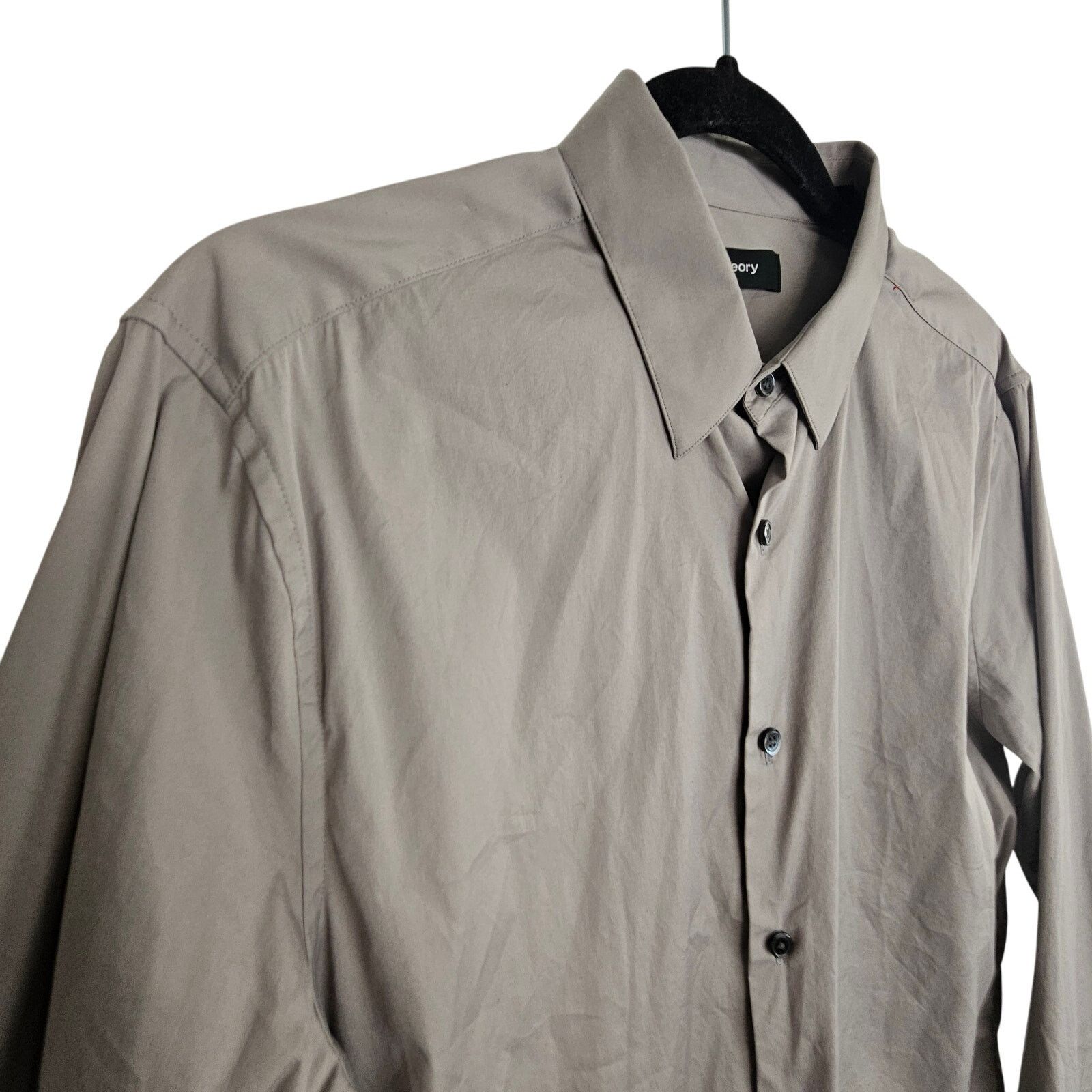 Theory Theory Mens Dress Shirt Sz M Classic Designer Minimalist Size US M / EU 48-50 / 2 - 5 Thumbnail
