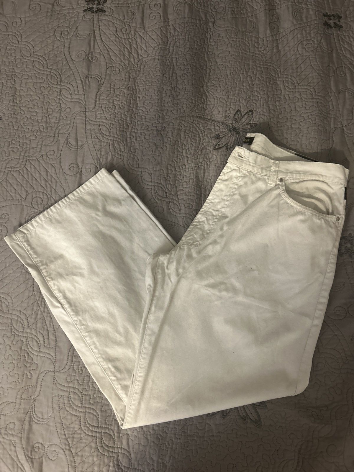 Versace All white Versace pants Size US 40 / EU 56 - 2 Thumbnail