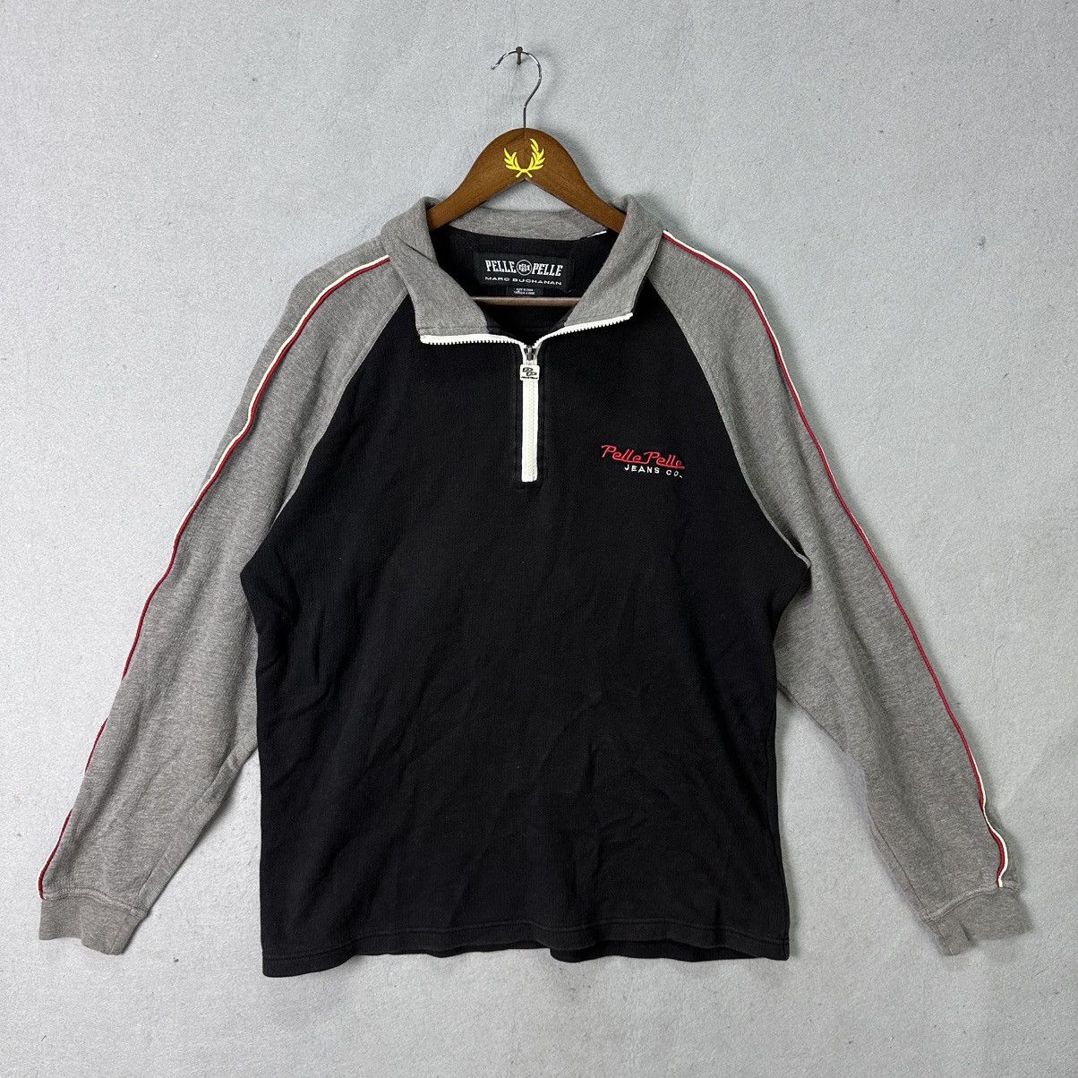 Pelle Pelle Vintage Pelle Pelle Marc Buchanan Half Zip Sweatshirt Size US M / EU 48-50 / 2 - 1 Thumbnail