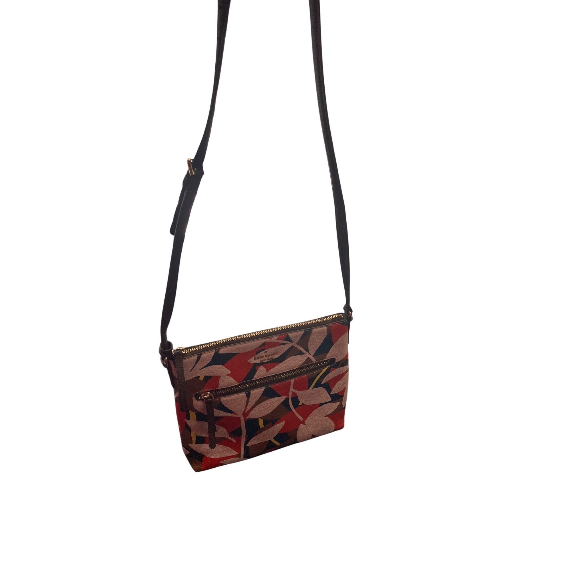 Kate Spade Kate Spade NY woms blue red floral crossbody handbag 9.5"x10 Size ONE SIZE - 23 Thumbnail