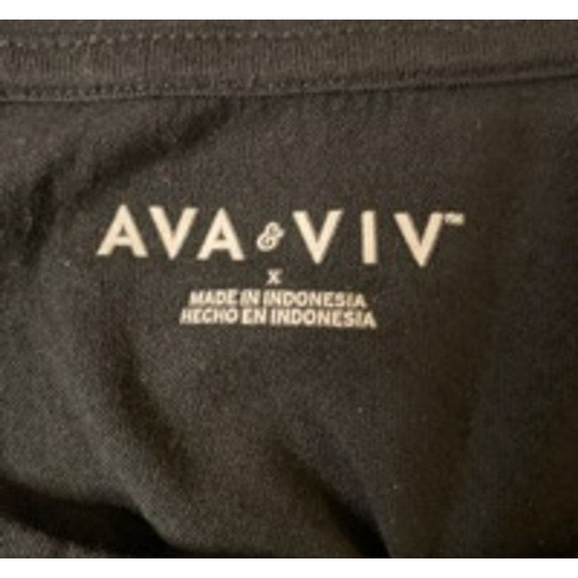 Other Ava & Viv Black Graphic Tee Beauty Knows No Size Inclusivity Size XXL / US 16-18 / IT 52-54 - 5 Thumbnail