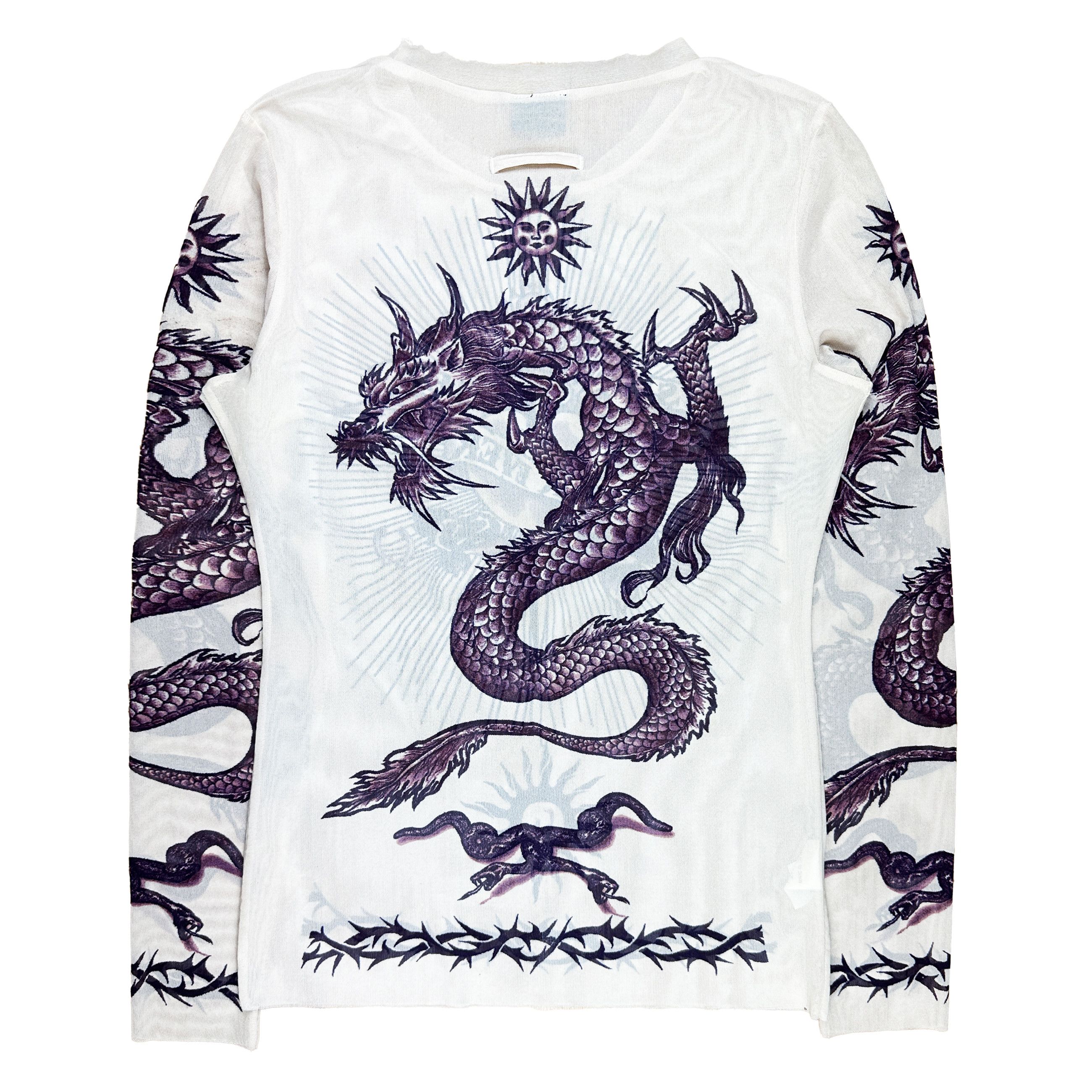 Jean Paul Gaultier SS96 "Safe Sex Forever" Tattoo Top Size US S / EU 44-46 / 1 - 2 Thumbnail