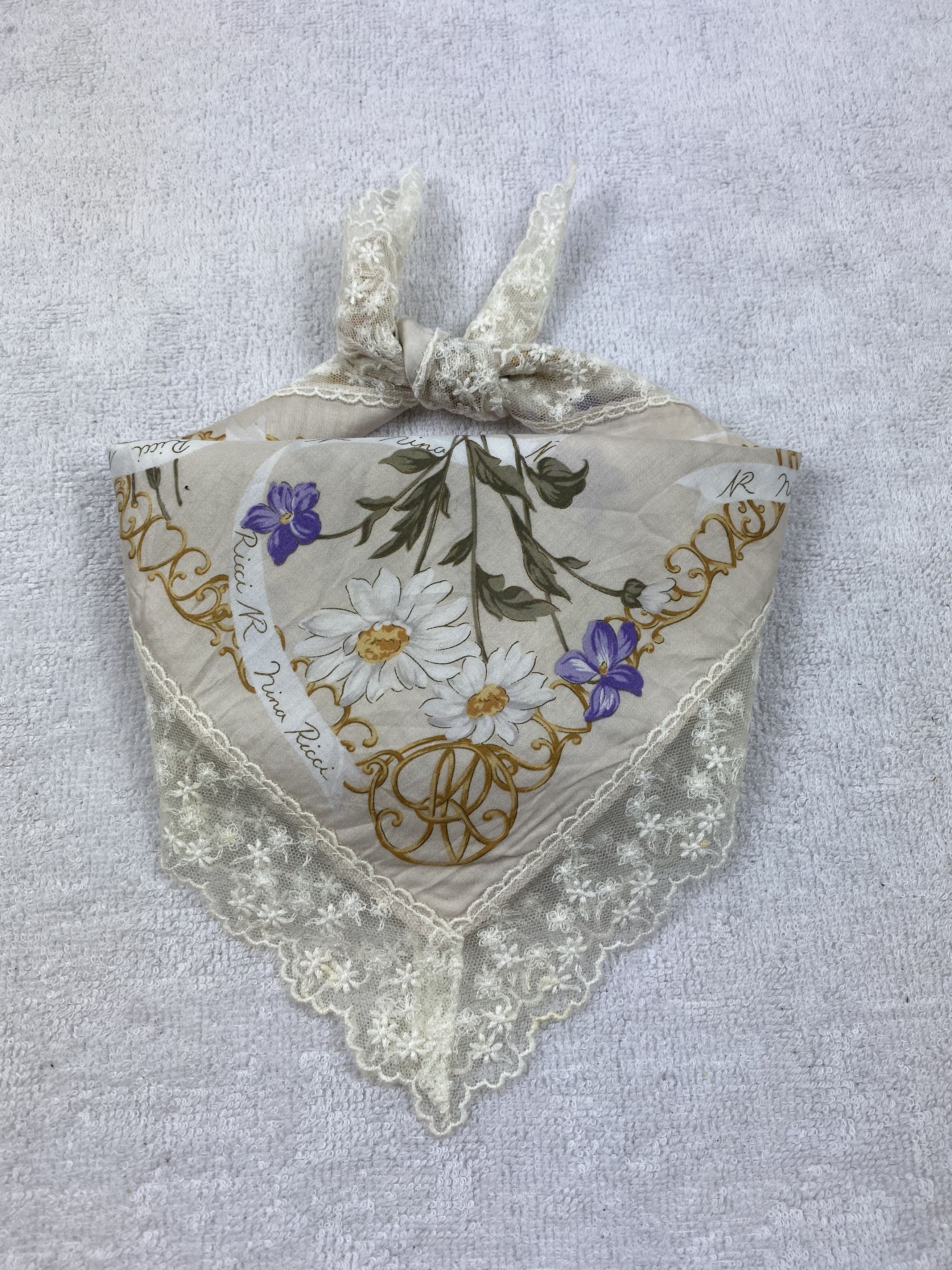 Nina Ricci × Vintage Nina Ricci Handkerchief / Bandana / Neckerchief Size ONE SIZE - 2 Thumbnail